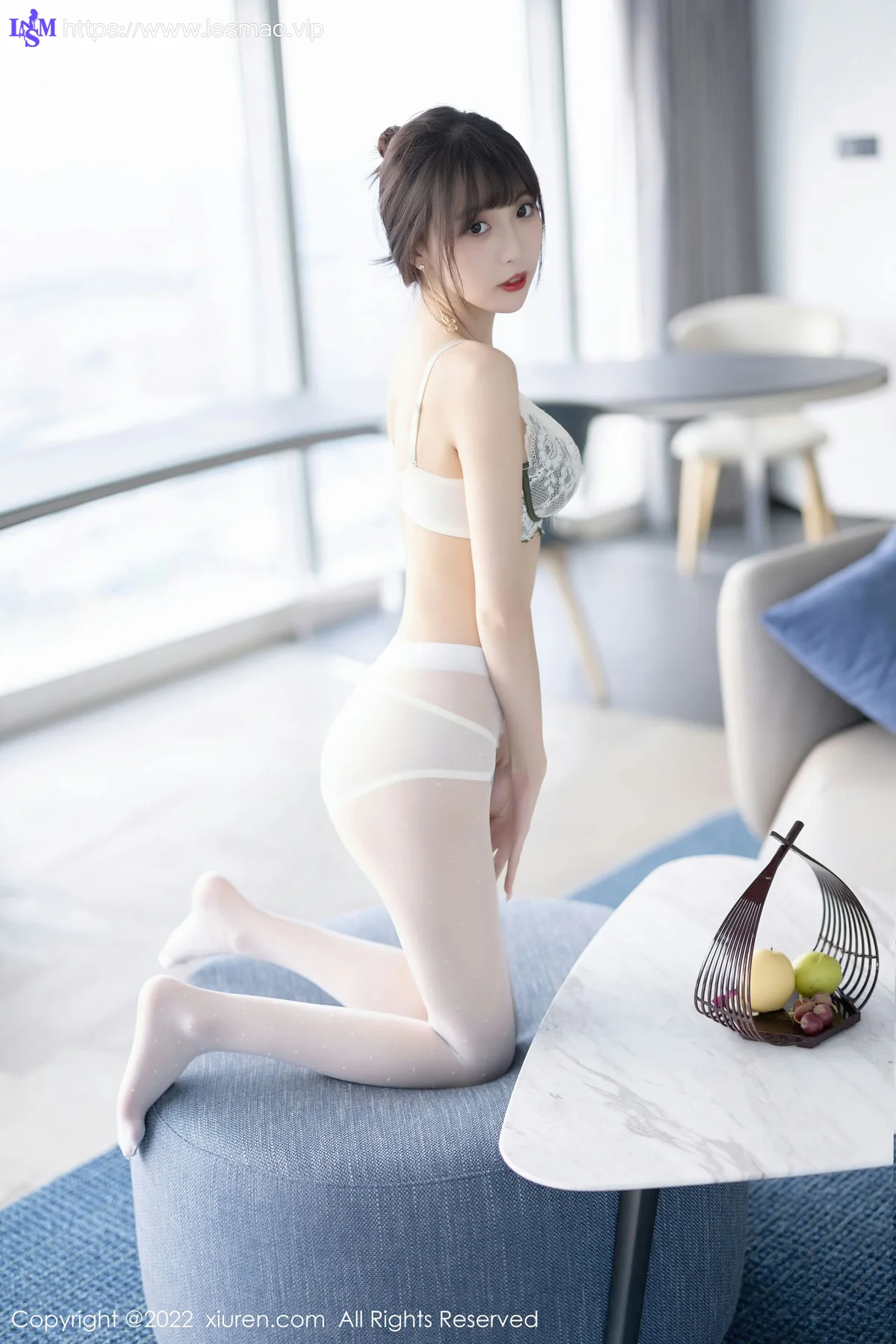 XiuRen 秀人 No.5757 林星阑 花纹图案旗袍性感写真 - 65
