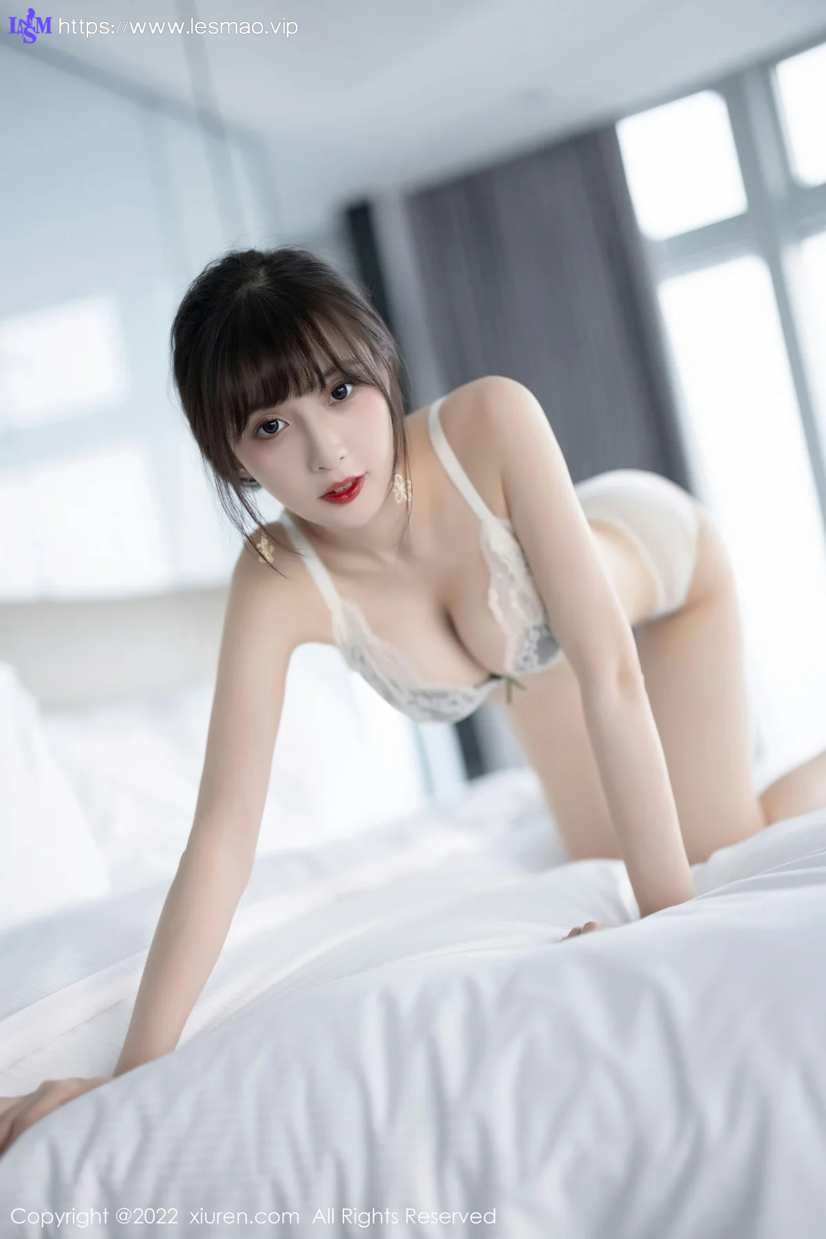 XiuRen 秀人 No.5757 林星阑 花纹图案旗袍性感写真 - 78