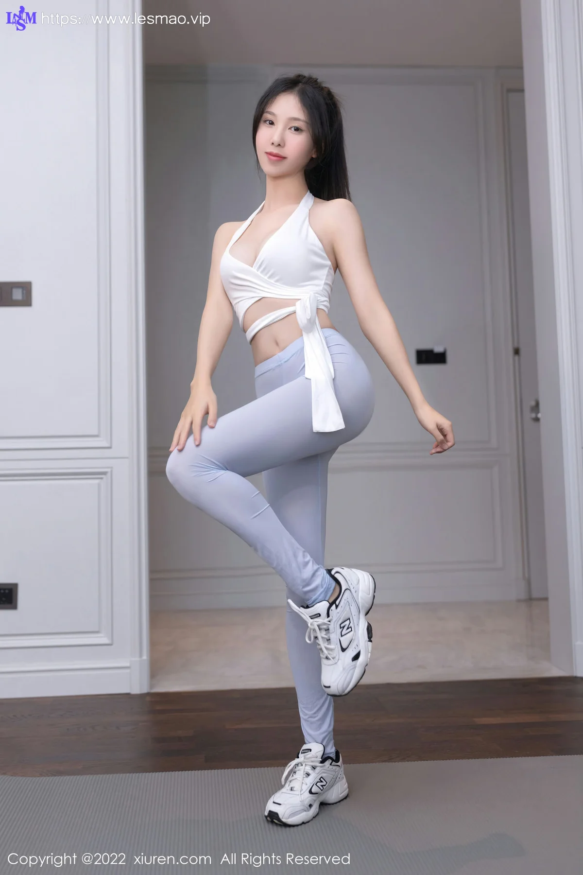 XiuRen 秀人 No.5763 利世 瑜伽运动主题拍摄性感写真1 - 4