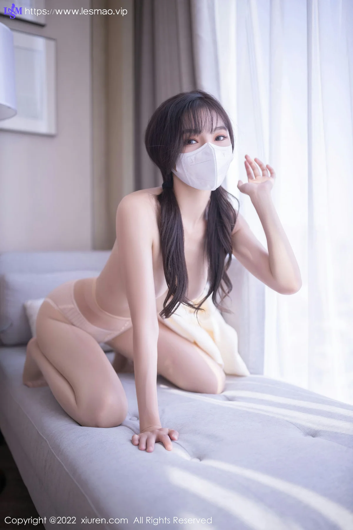 XiuRen 秀人 No.5771 陆萱萱 浅色短裙性感私房111 - 69