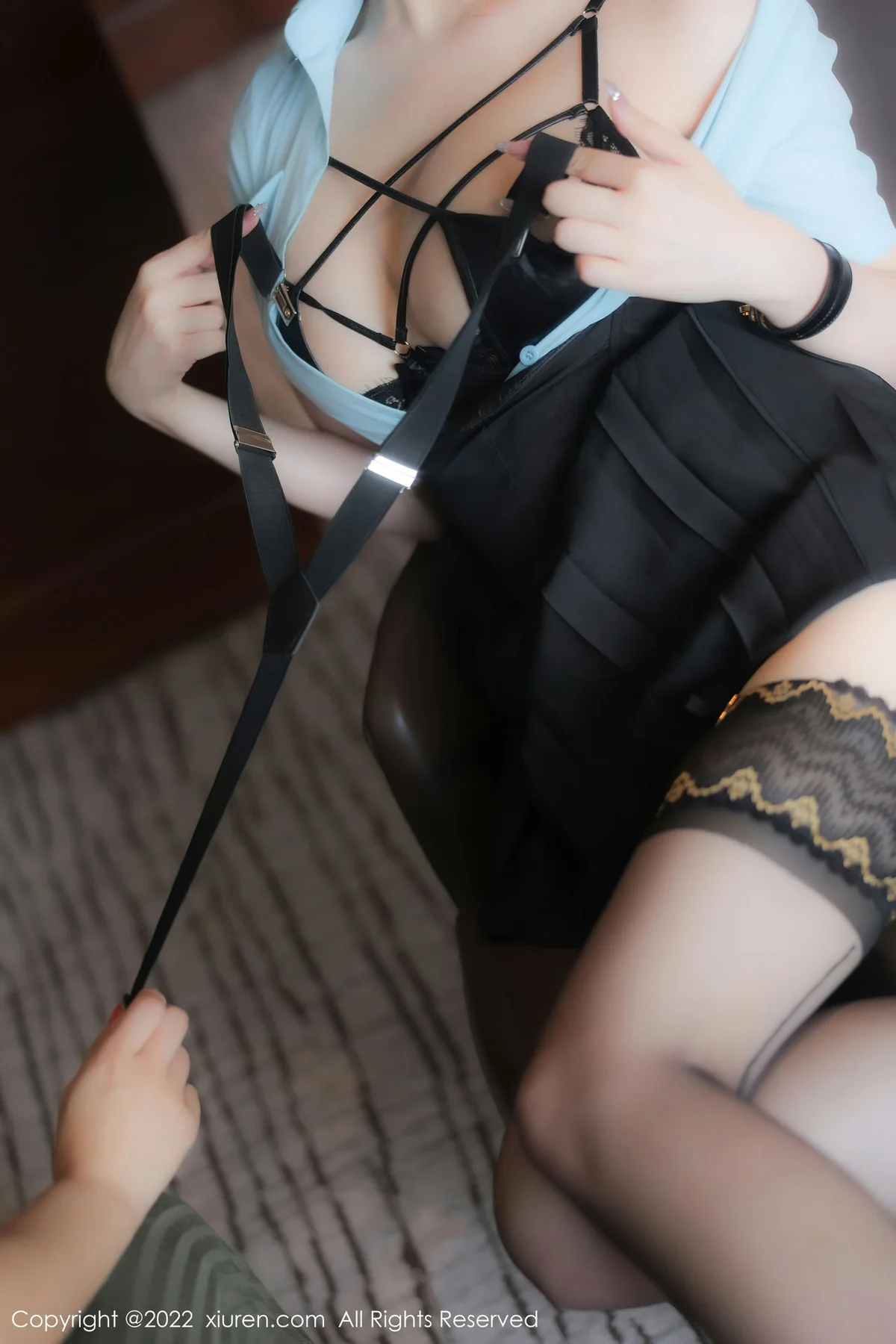 XiuRen 秀人 No.5773 顾乔楠Cora 蕾丝情趣内衣性感写真22 - 34
