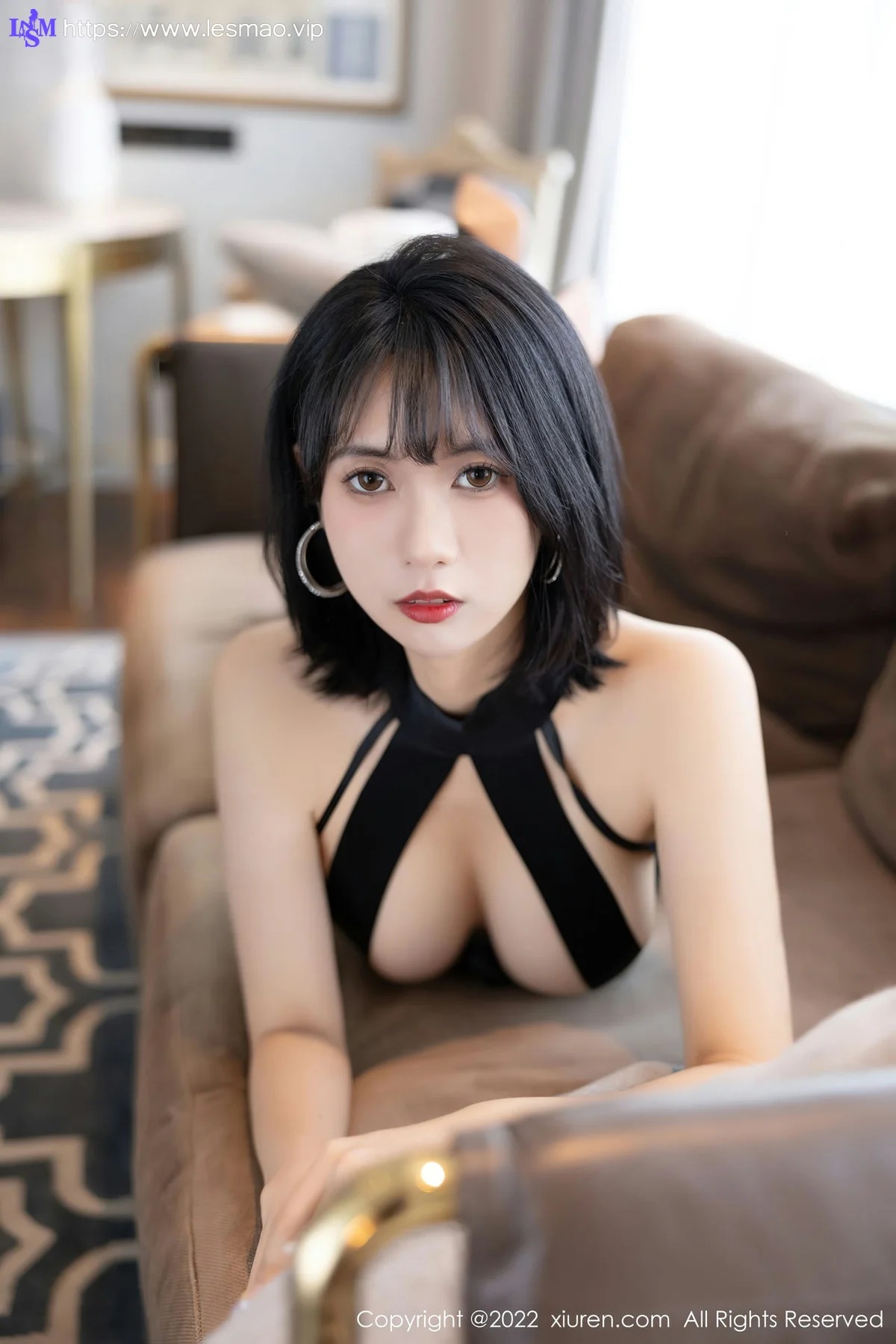 XiuRen 秀人 No.5782 林子遥 新人黑色情趣服饰性感写真1 - 55