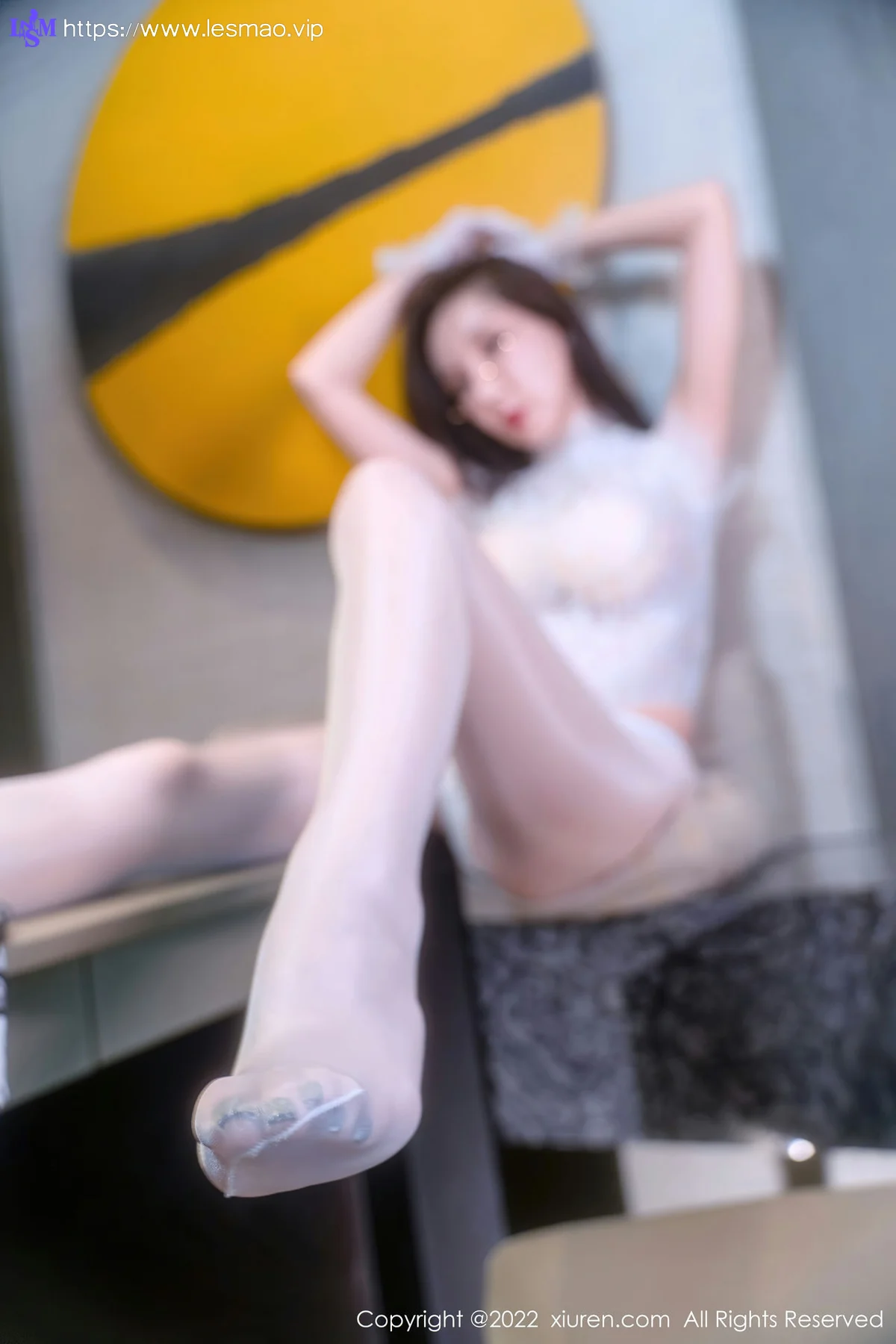 XiuRen 秀人 No.5784 陈怡曼长腿御姐 黑色旗袍性感私房 - 35