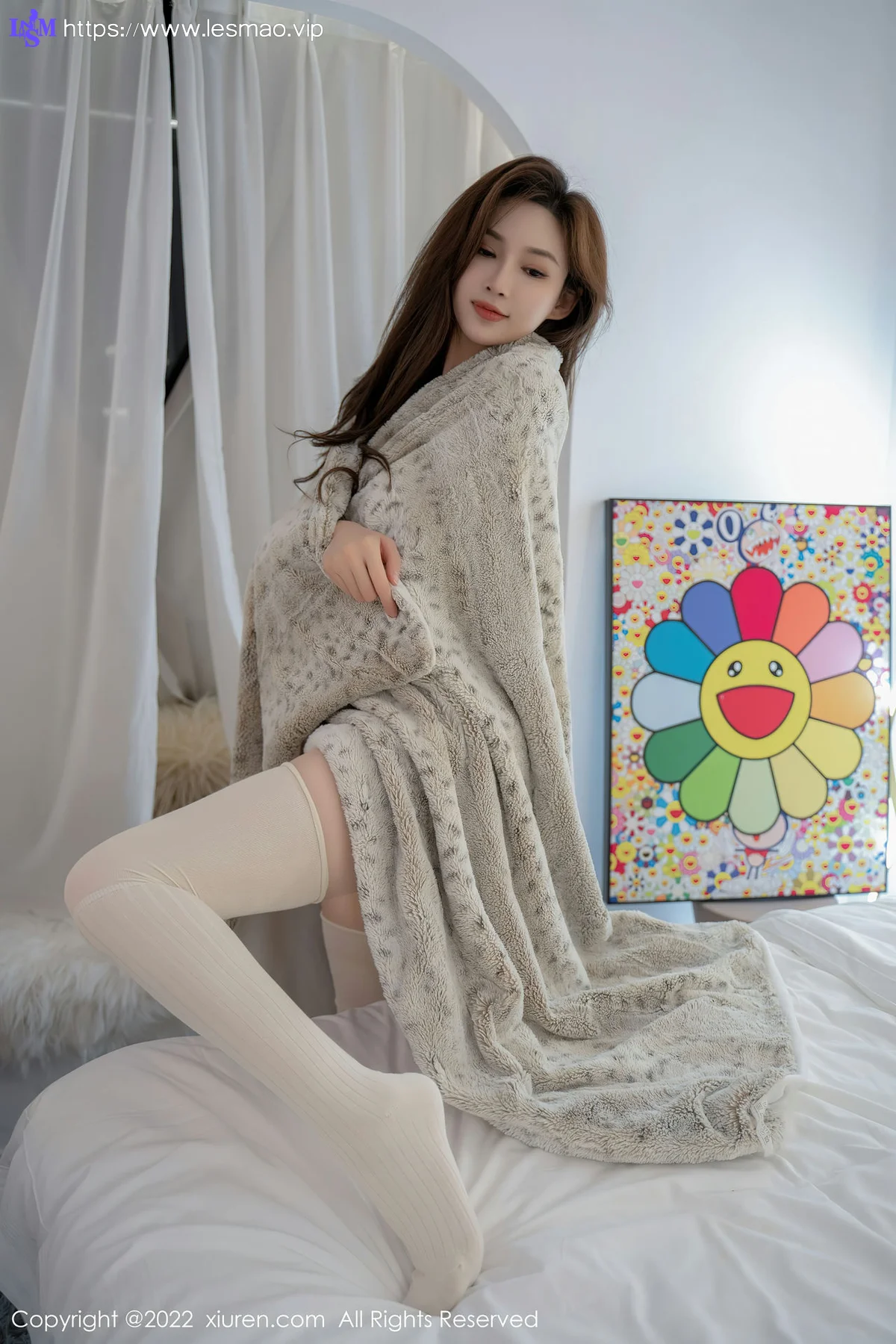 XiuRen 秀人 No.5787 奶瓶土肥圆矮挫丑黑穷 米色长筒袜性感私房33 - 16