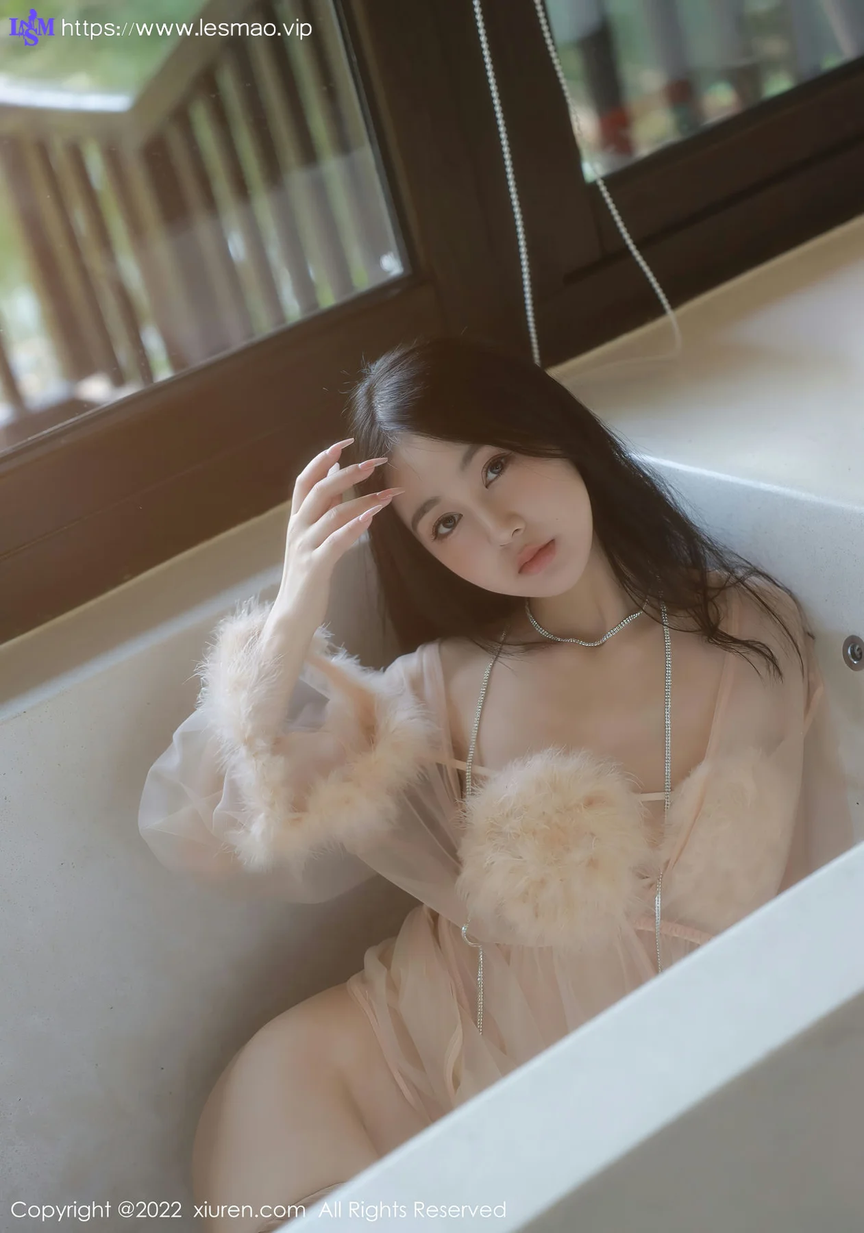 XiuRen 秀人 No.5796 谢晚晚 薄纱轻透情趣性感写真 - 26