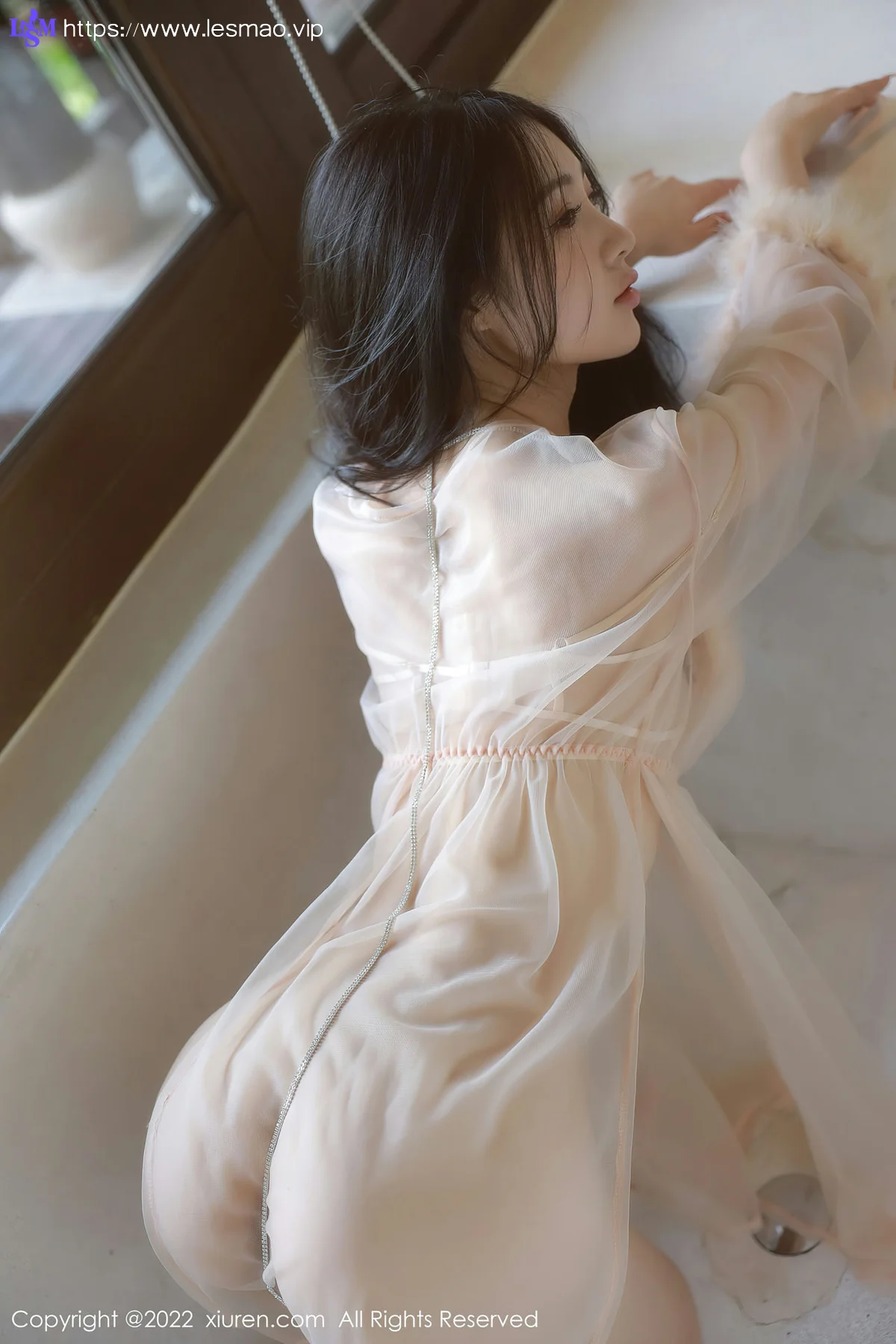 XiuRen 秀人 No.5796 谢晚晚 薄纱轻透情趣性感写真 - 32