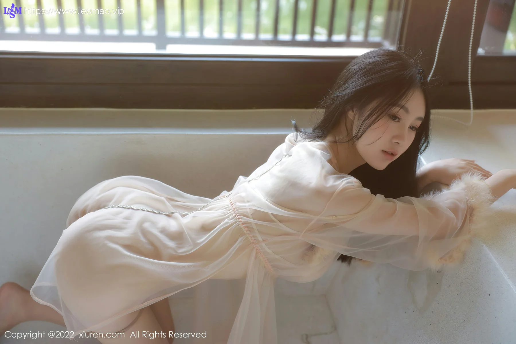XiuRen 秀人 No.5796 谢晚晚 薄纱轻透情趣性感写真 - 33