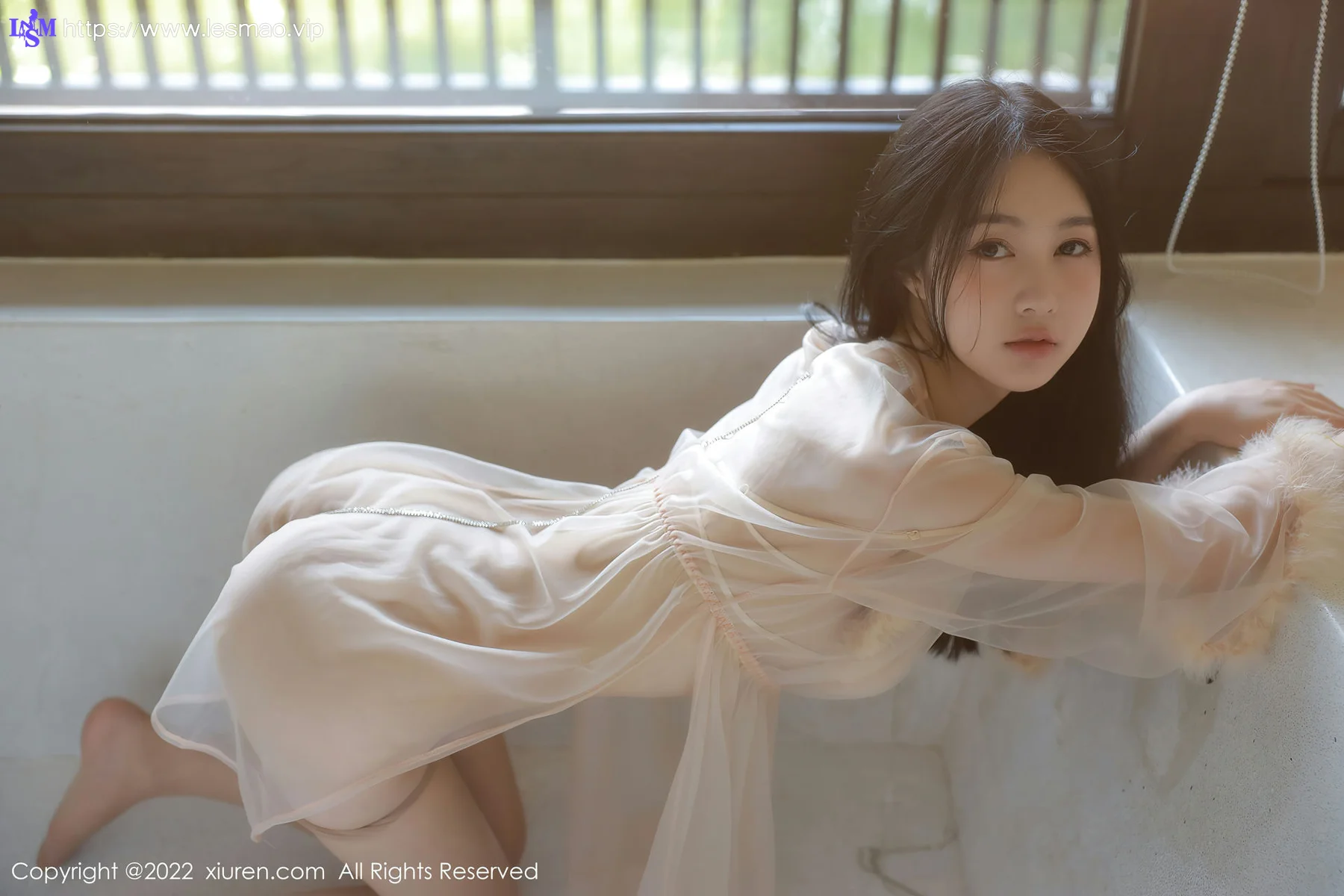XiuRen 秀人 No.5796 谢晚晚 薄纱轻透情趣性感写真 - 34