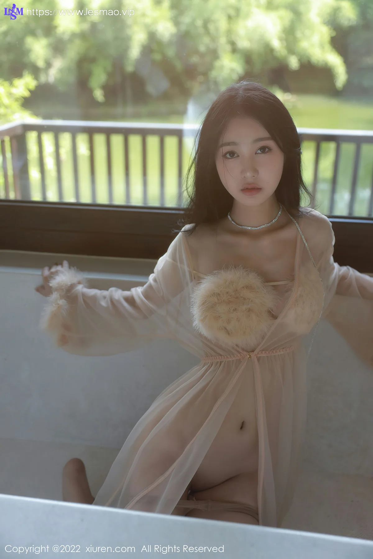 XiuRen 秀人 No.5796 谢晚晚 薄纱轻透情趣性感写真 - 44