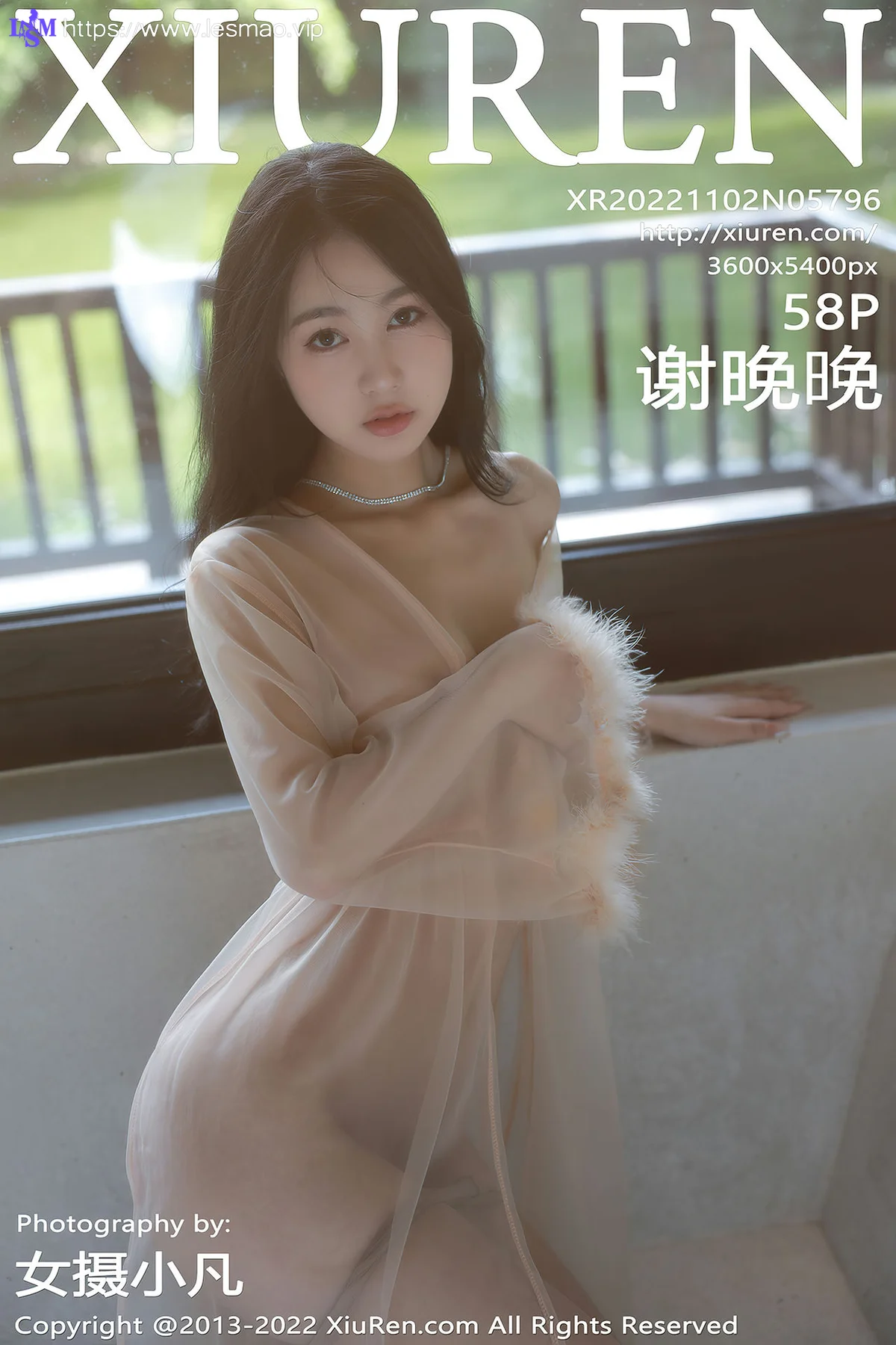 XiuRen 秀人 No.5796 谢晚晚 薄纱轻透情趣性感写真 - 59