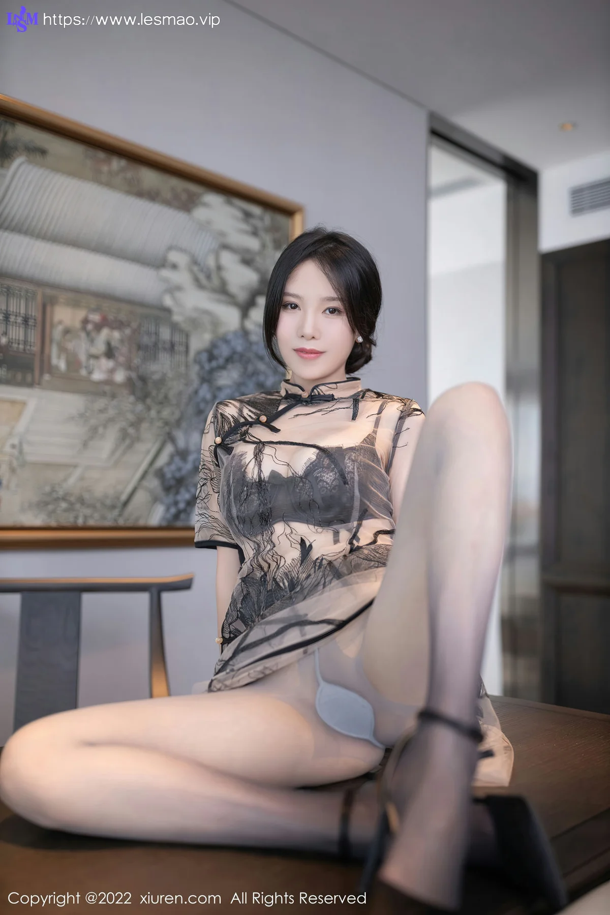 XiuRen 秀人 No.5830 利世 轻透薄纱旗袍性感写真1 - 26