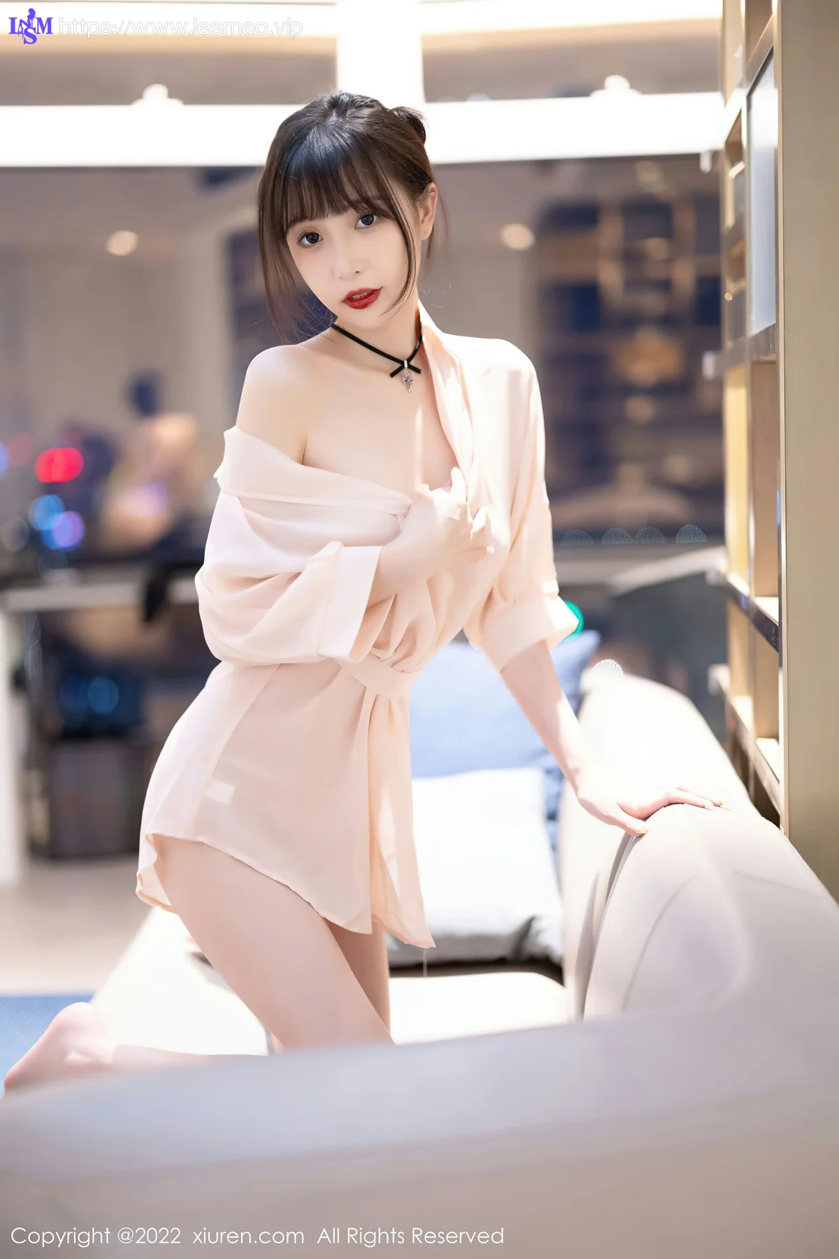XiuRen 秀人 No.5831 林星阑 皮质短裙魅惑黑丝性感写真11 - 56