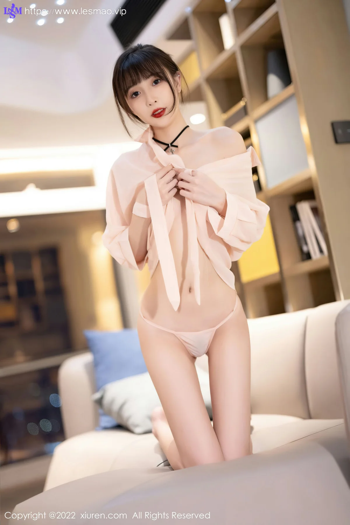 XiuRen 秀人 No.5831 林星阑 皮质短裙魅惑黑丝性感写真11 - 64