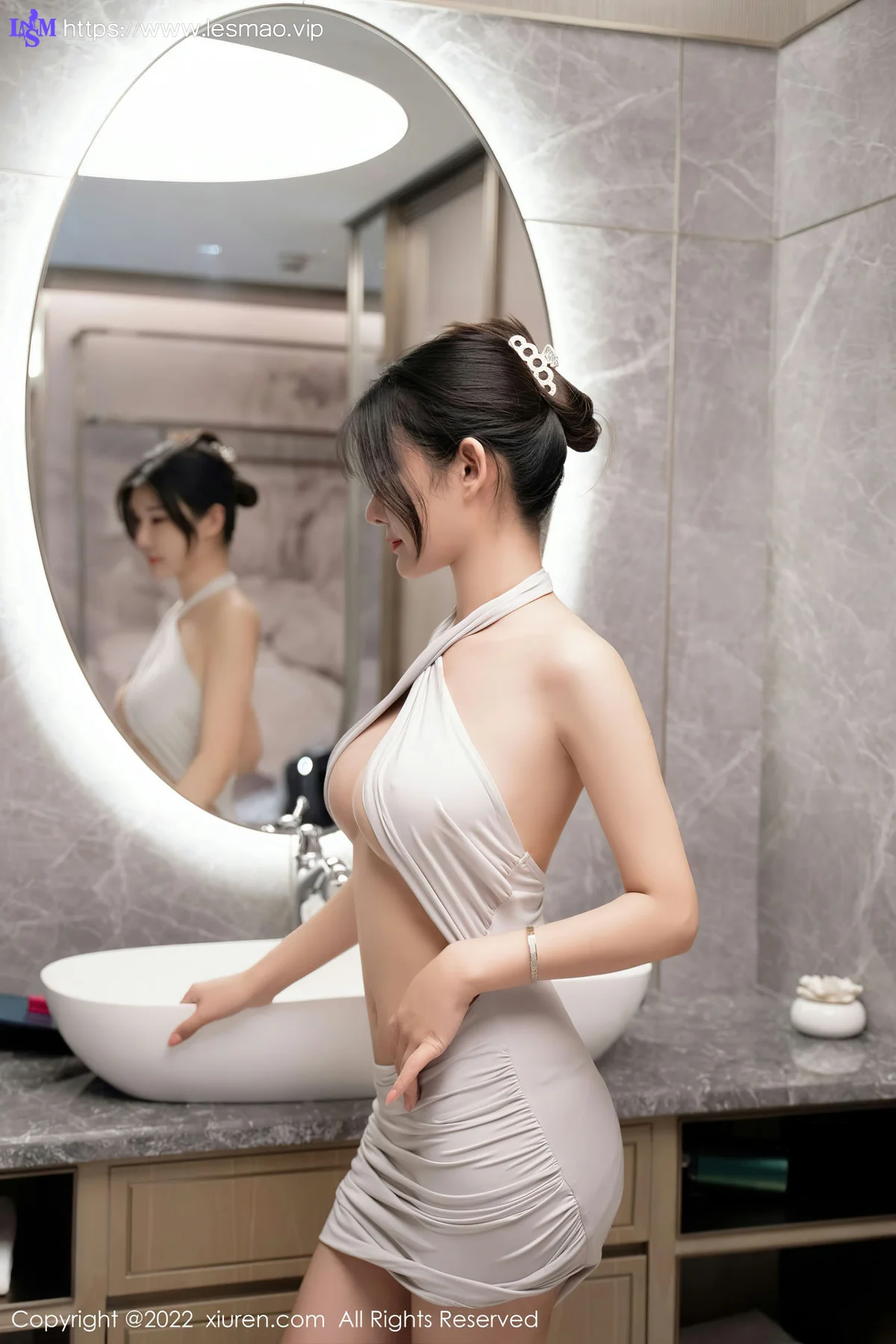 XiuRen 秀人 No.5841 夏沫沫tifa 爆乳魅惑黑丝性感写真22 - 17
