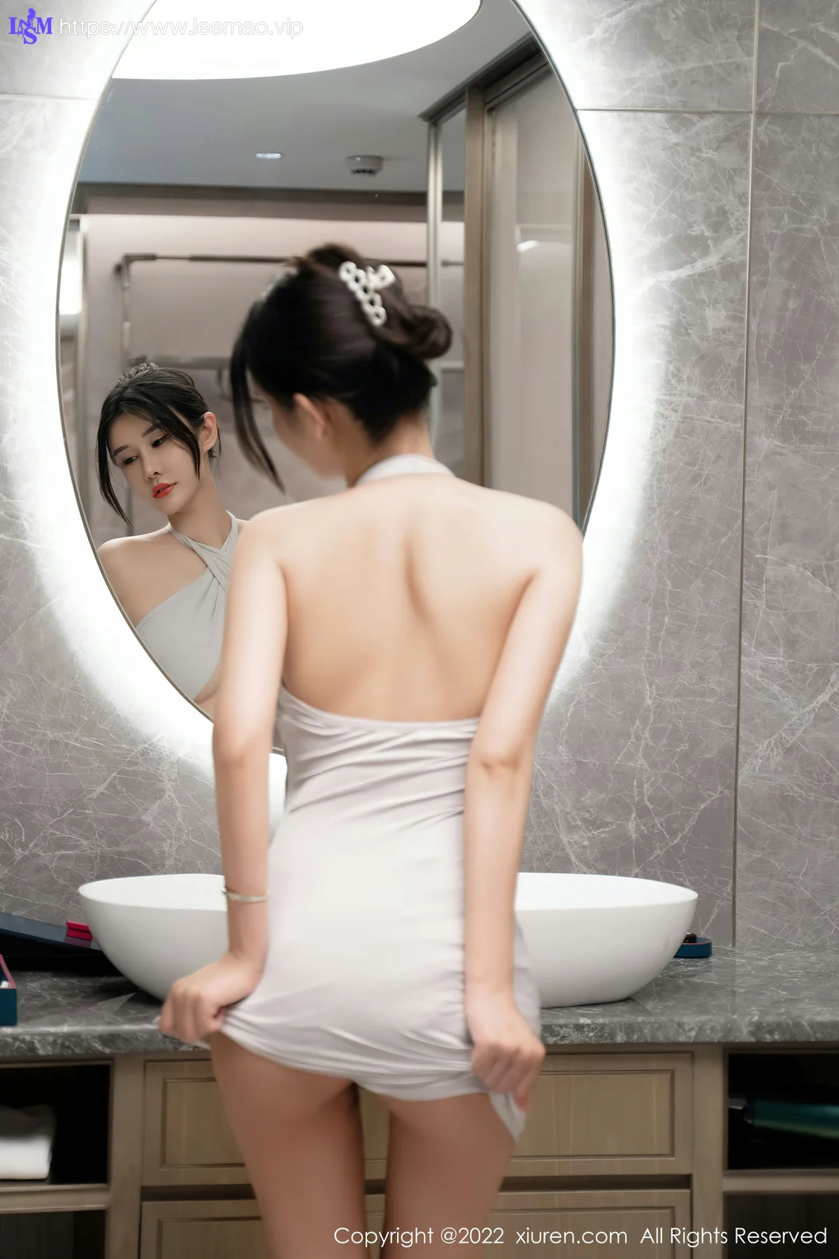 XiuRen 秀人 No.5841 夏沫沫tifa 爆乳魅惑黑丝性感写真22 - 24