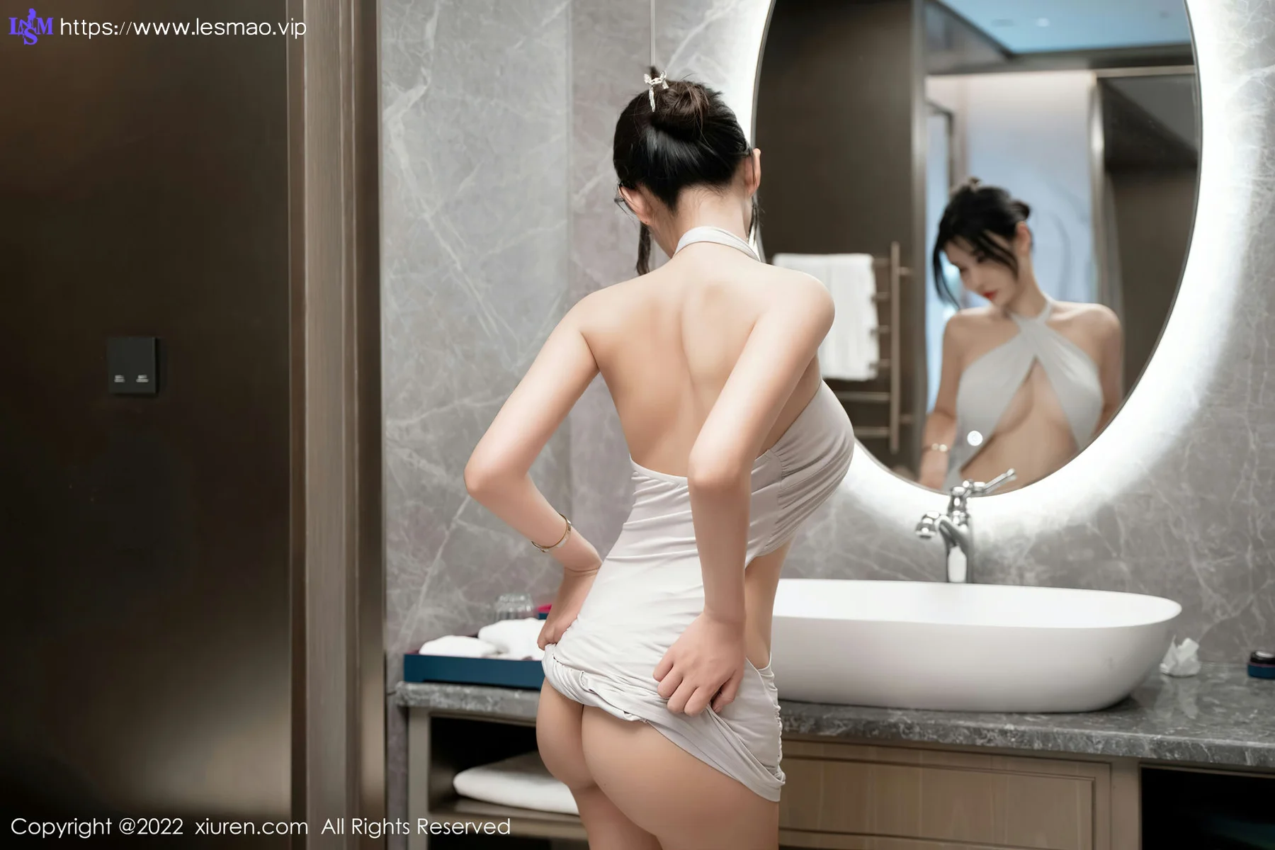 XiuRen 秀人 No.5841 夏沫沫tifa 爆乳魅惑黑丝性感写真22 - 26