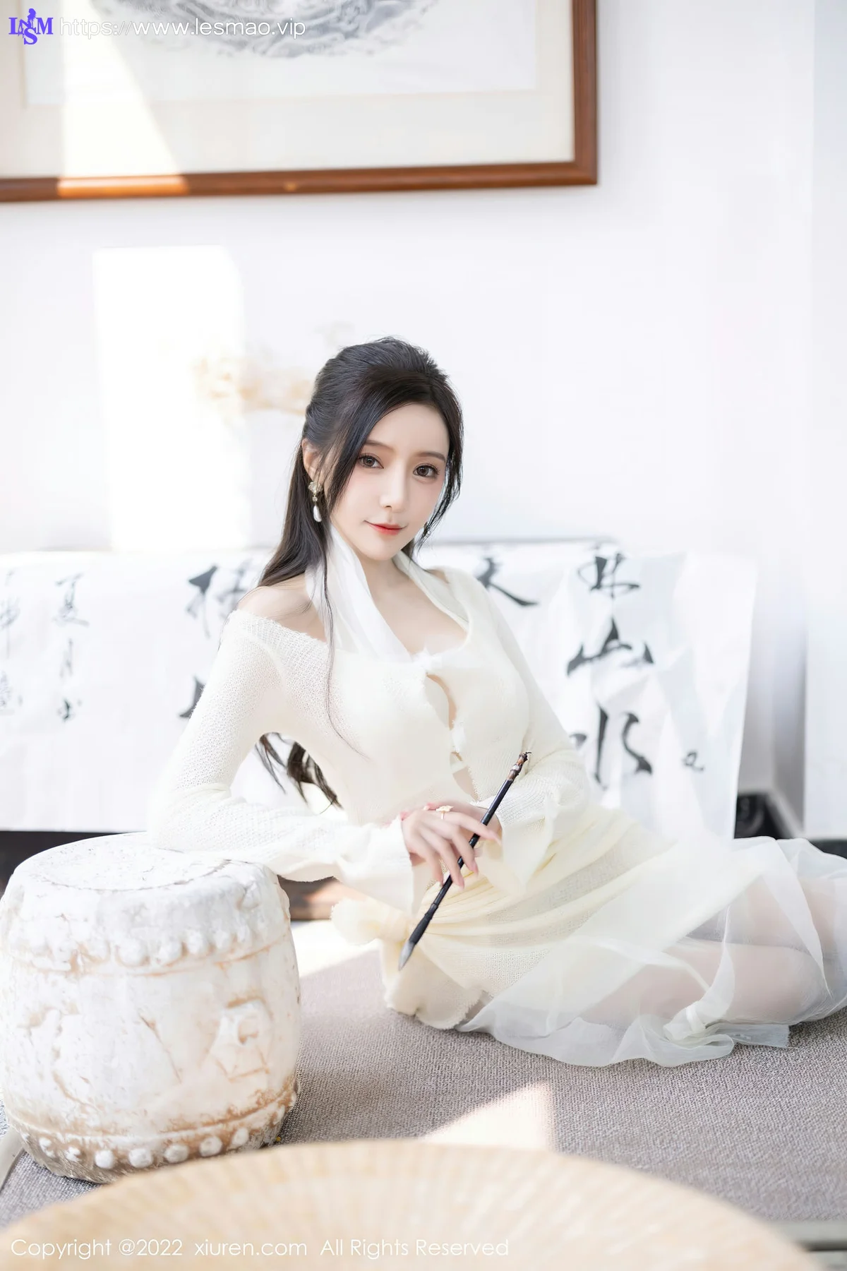 XiuRen 秀人 No.5846 王馨瑶yanni 性感白色连衣长裙性感写真22 - 4