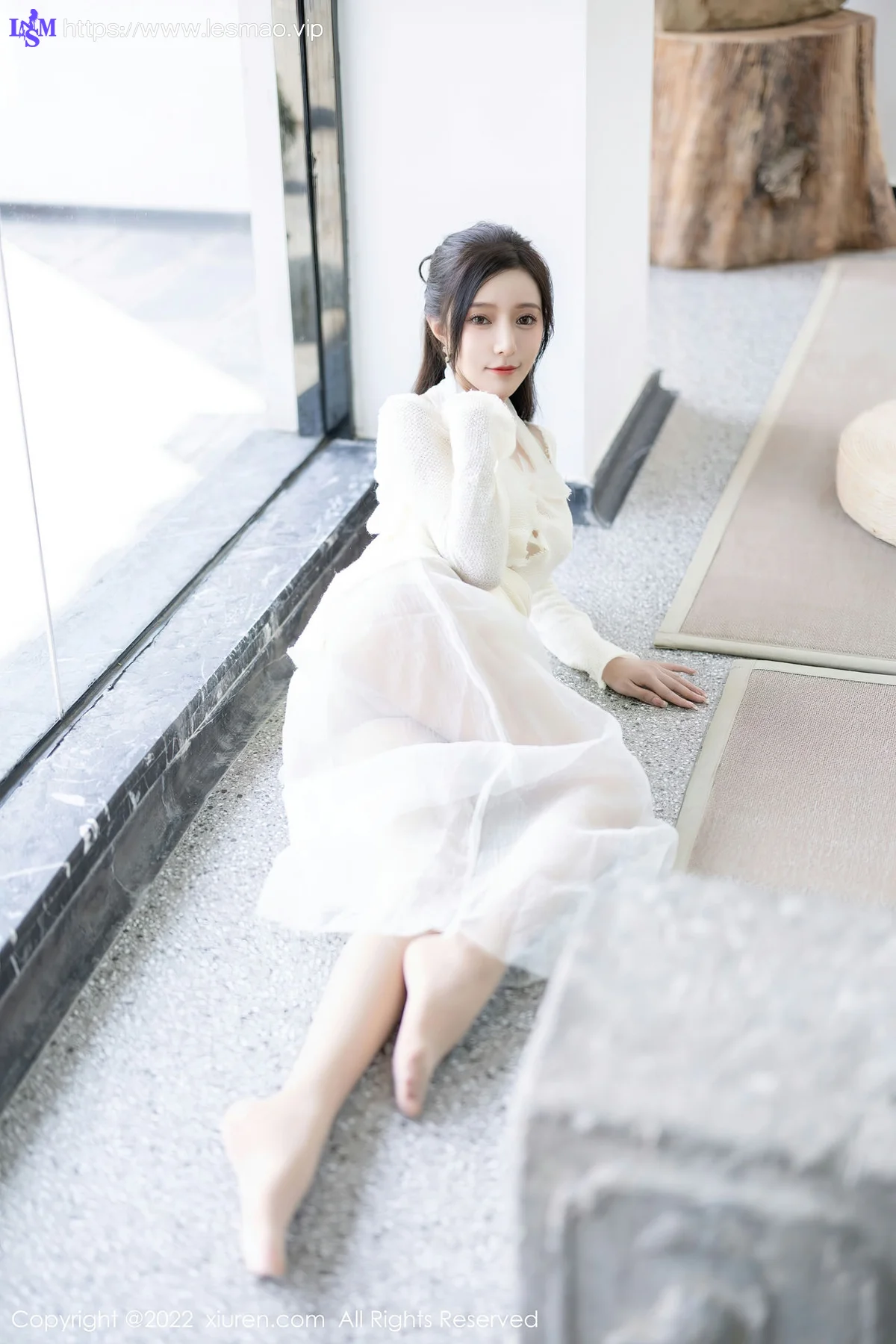 XiuRen 秀人 No.5846 王馨瑶yanni 性感白色连衣长裙性感写真22 - 12
