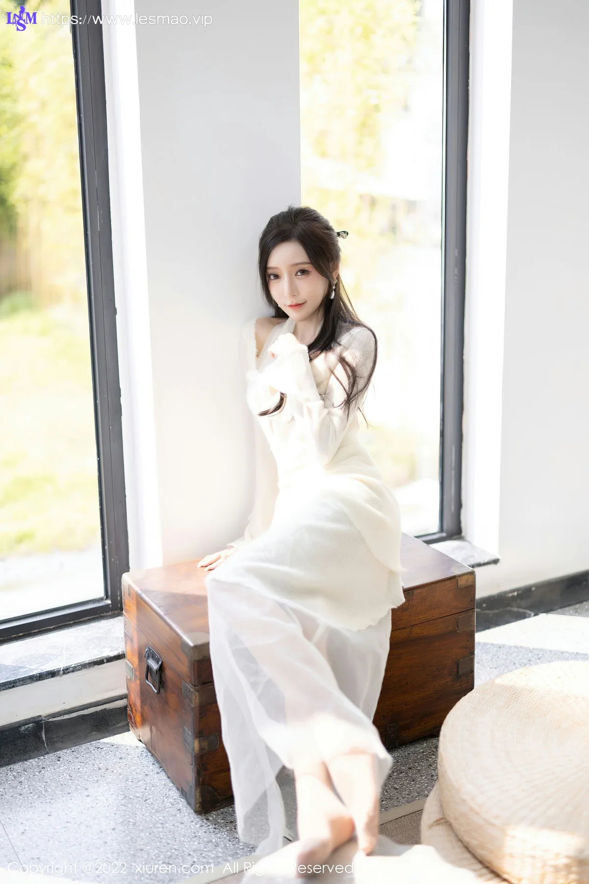 XiuRen 秀人 No.5846 王馨瑶yanni 性感白色连衣长裙性感写真22 - 13