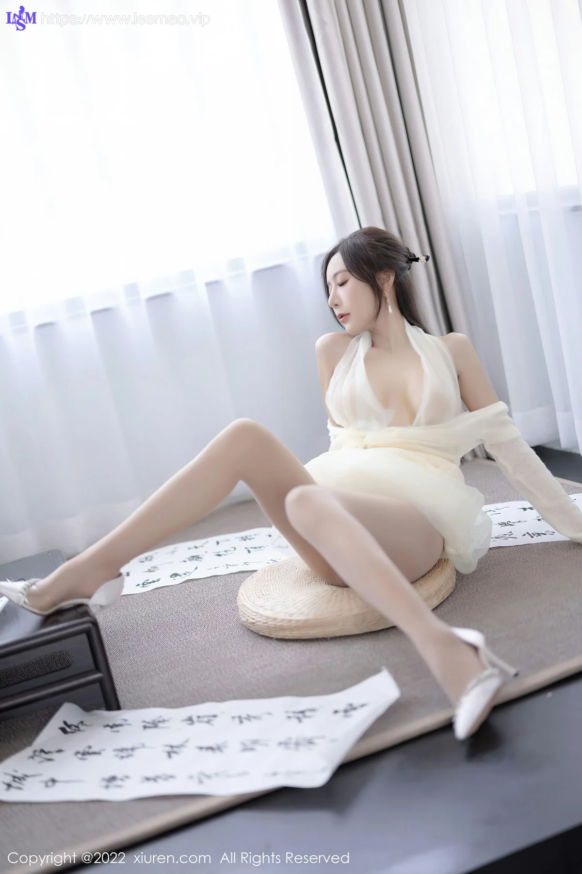 XiuRen 秀人 No.5846 王馨瑶yanni 性感白色连衣长裙性感写真22 - 40