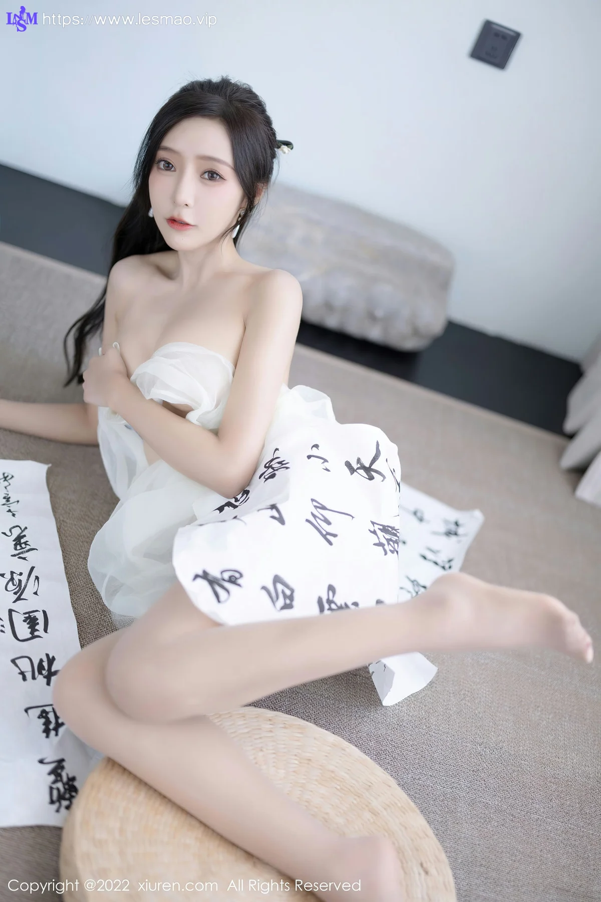 XiuRen 秀人 No.5846 王馨瑶yanni 性感白色连衣长裙性感写真22 - 75