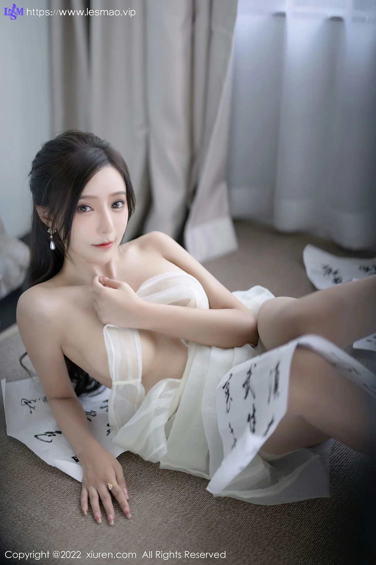 XiuRen 秀人 No.5846 王馨瑶yanni 性感白色连衣长裙性感写真22 - 85
