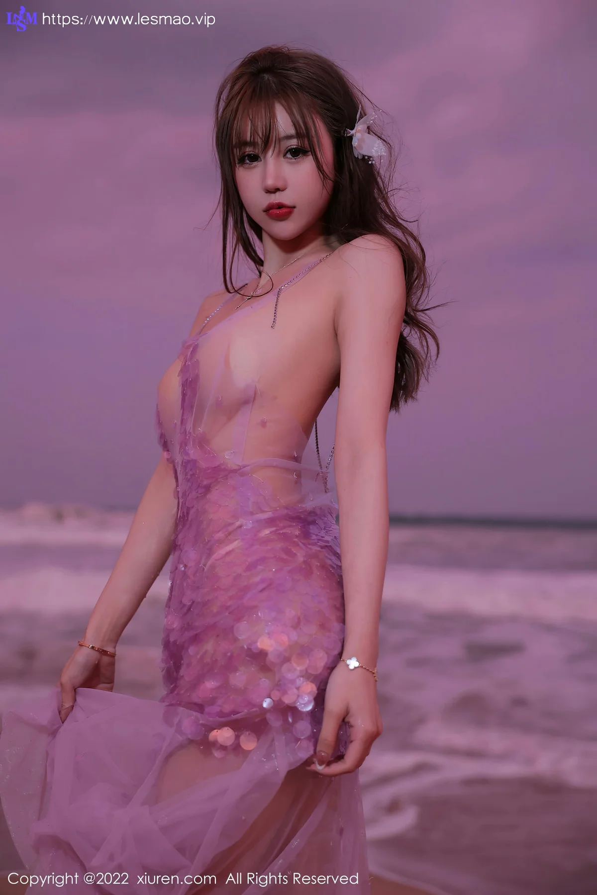 XiuRen 秀人 No.5890 tina_甜仔 沙滩场景拍摄十月海南旅拍 - 23