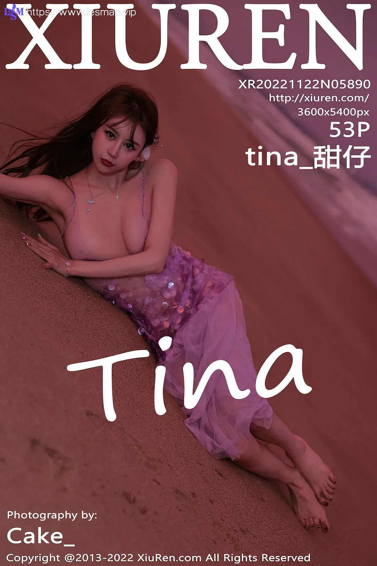 XiuRen 秀人 No.5890 tina_甜仔 沙滩场景拍摄十月海南旅拍 - 54