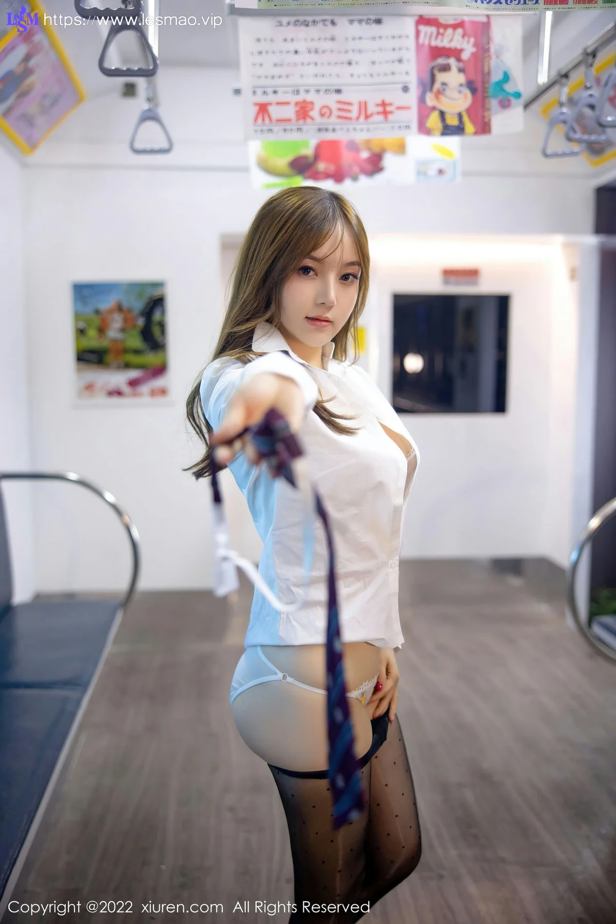 XiuRen 秀人 No.5899 豆瓣酱 地铁场景性感写真 - 67