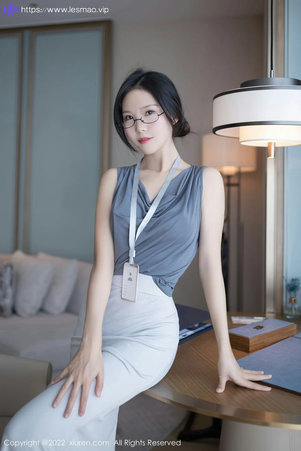 XiuRen 秀人 No.5900 利世 灰丝眼镜妹 - 11
