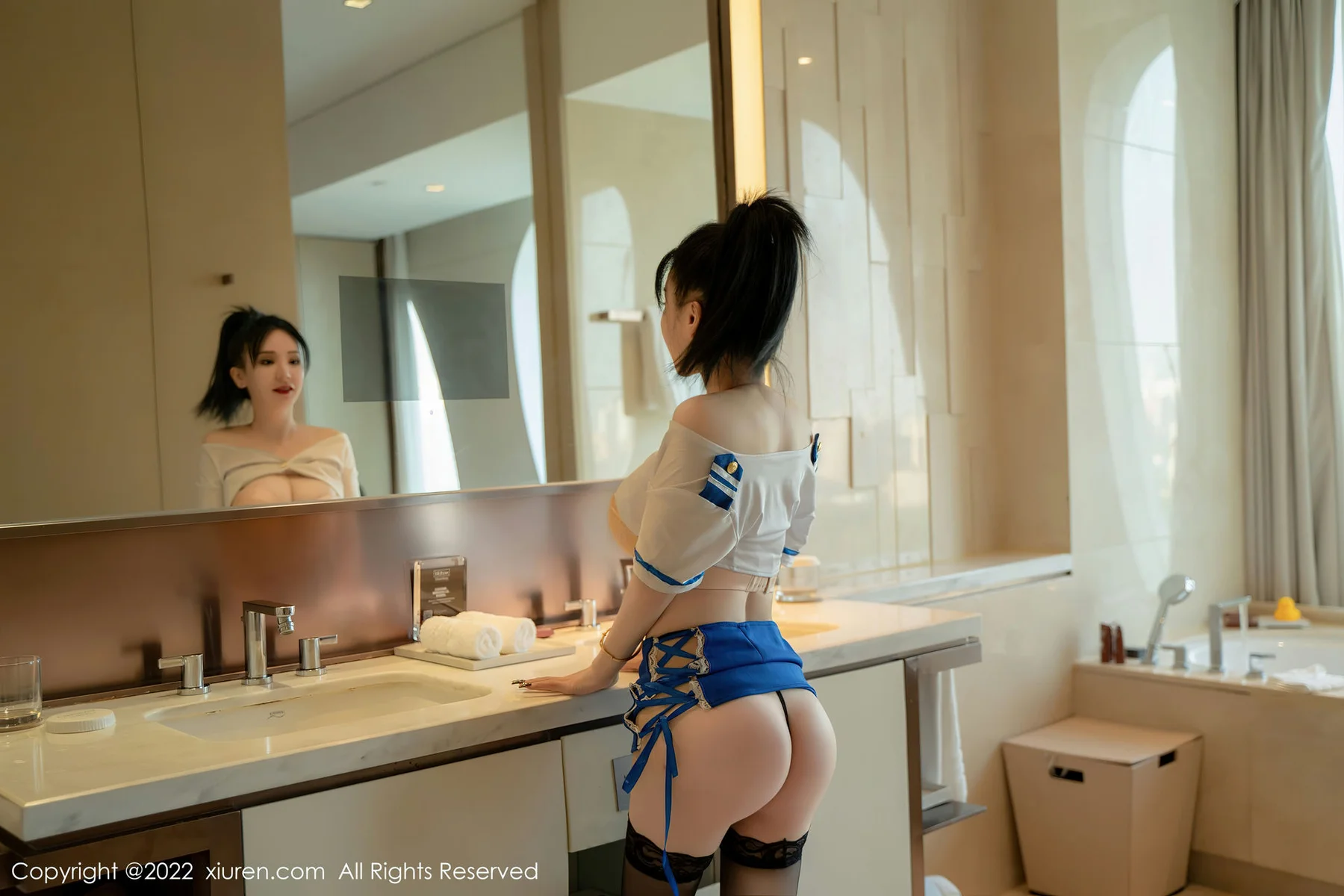 XiuRen 秀人 No.5903 潘娇娇 空姐制服黑丝 - 41