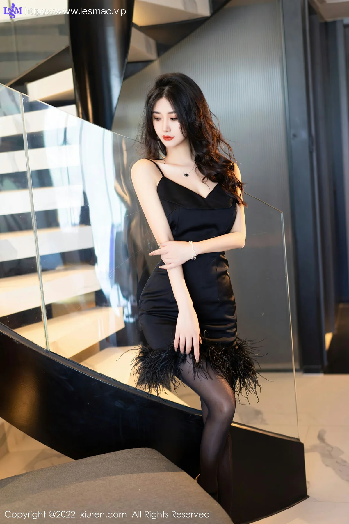XiuRen 秀人 No.5906 阿姣 乳贴性感黑丝 - 13