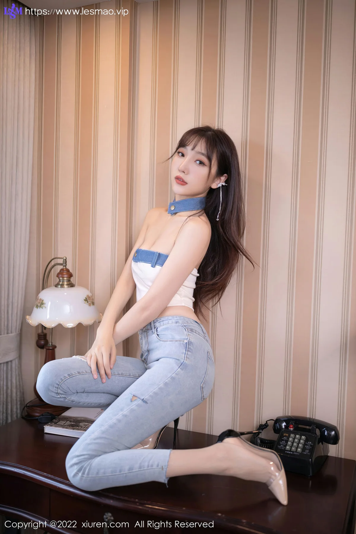 XiuRen 秀人 No.5908 陆萱萱 香肩女神 - 14