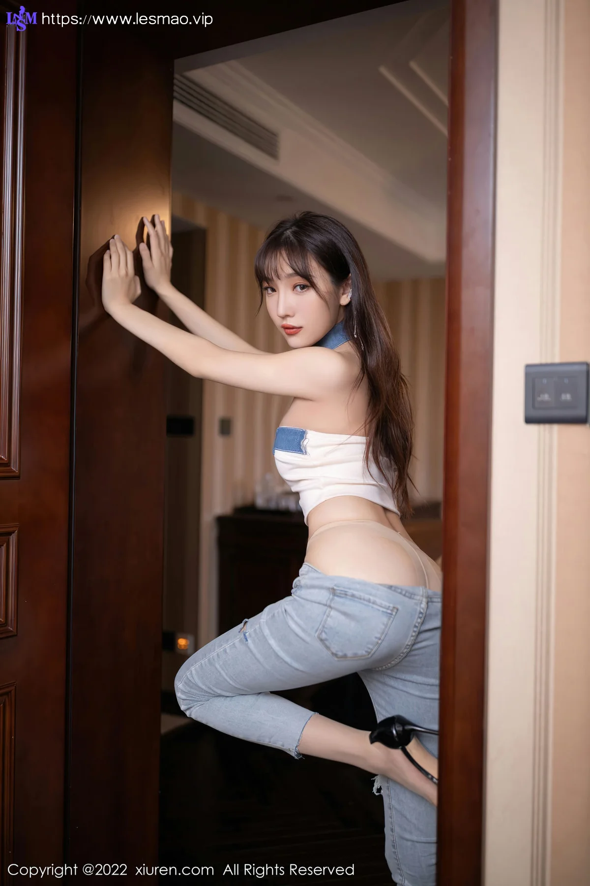 XiuRen 秀人 No.5908 陆萱萱 香肩女神 - 22