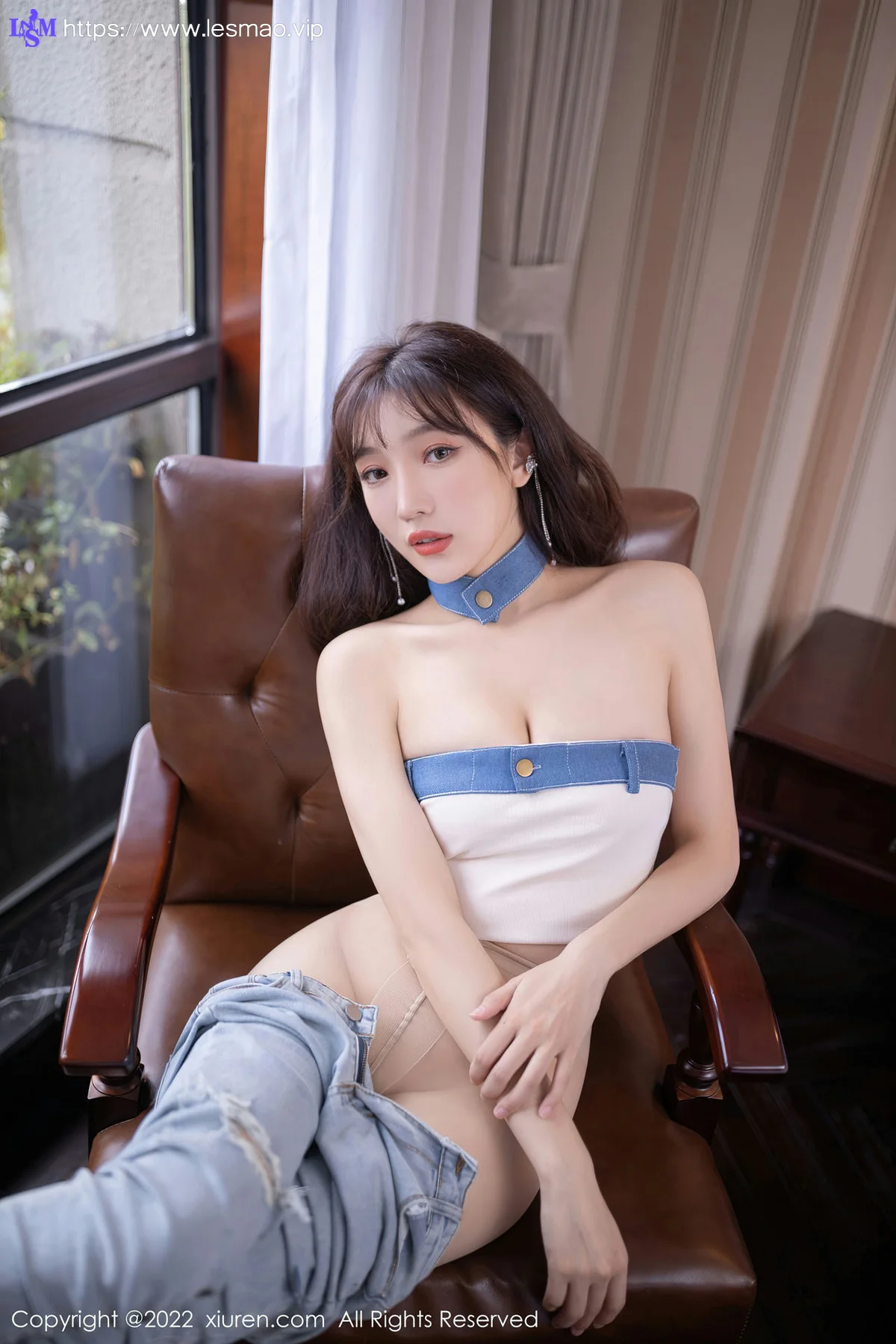 XiuRen 秀人 No.5908 陆萱萱 香肩女神 - 32