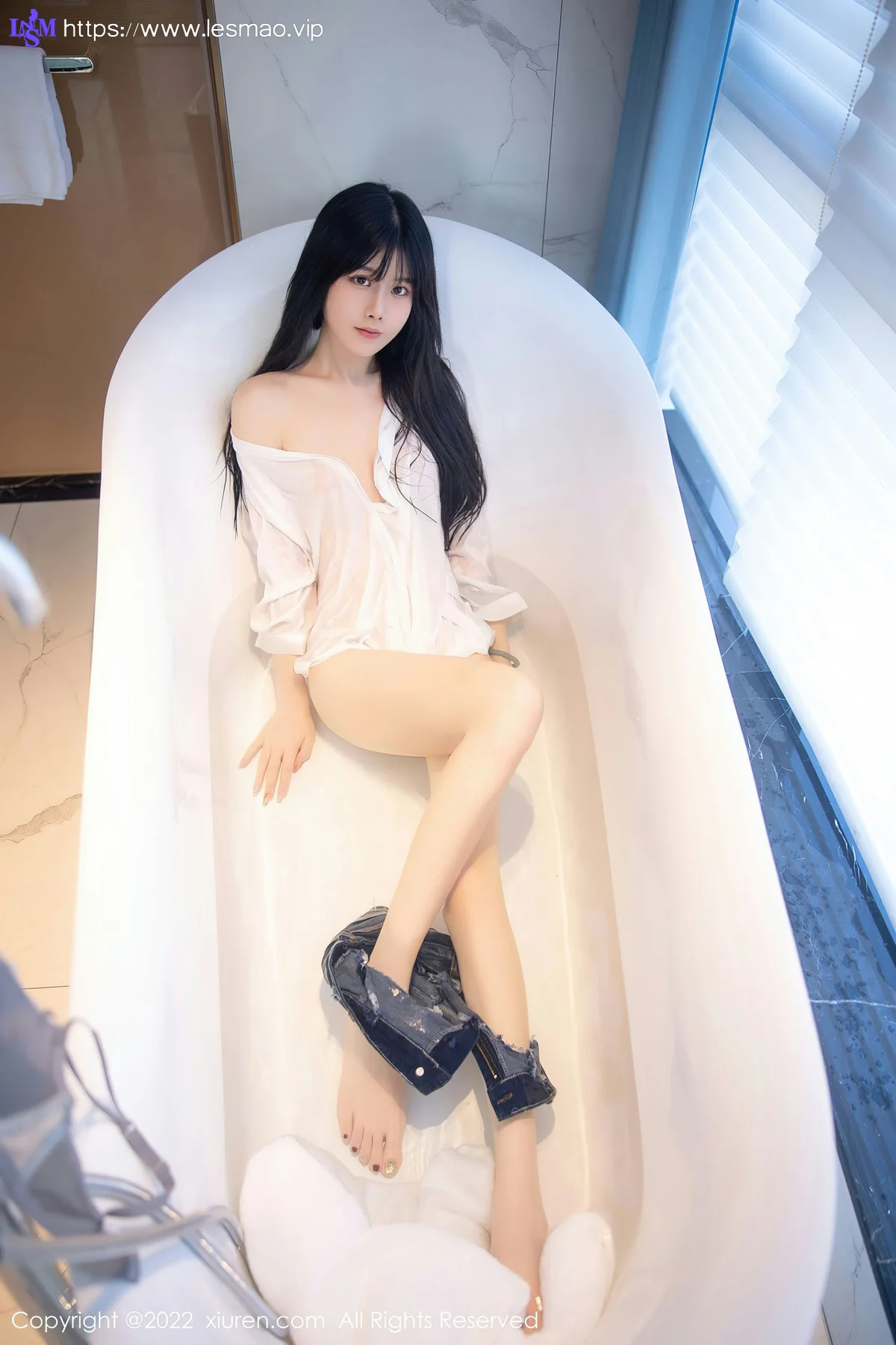 XiuRen 秀人 No.5909 77qiqi 浴缸美腿湿身 - 50