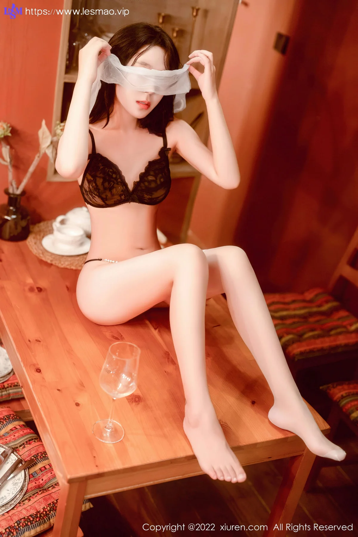 XiuRen 秀人 No.5923 露露luncy 诱惑气质睡裙 - 39