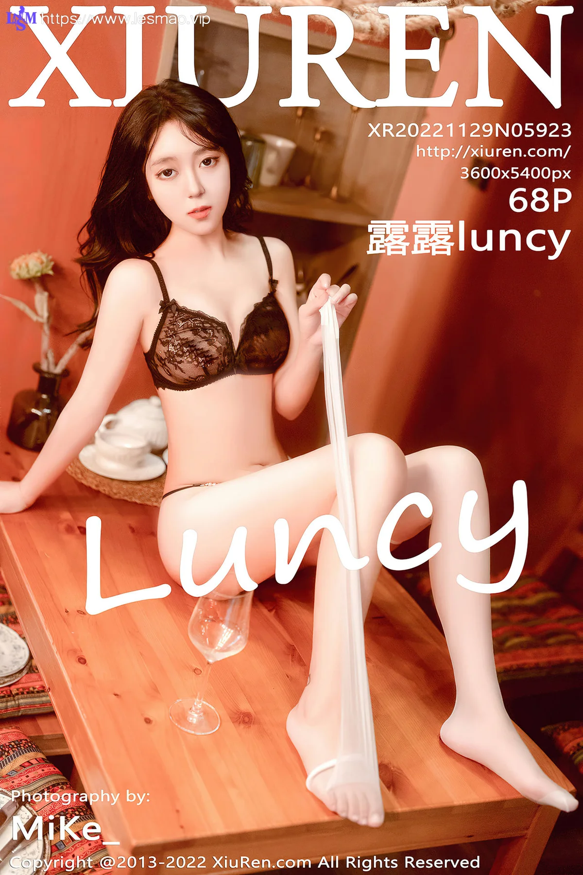 XiuRen 秀人 No.5923 露露luncy 诱惑气质睡裙 - 69