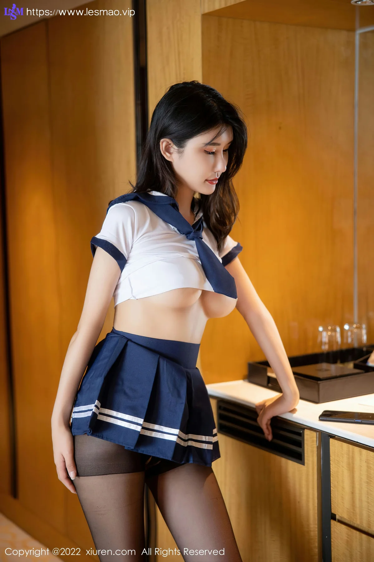 XiuRen 秀人 No.5925 夏沫沫 jk制服性感写真 - 33