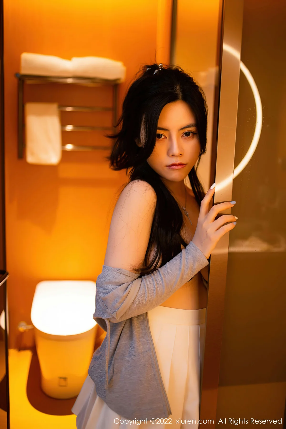 XiuRen 秀人 No.5929 白甜 白丝少女性感写真 - 38