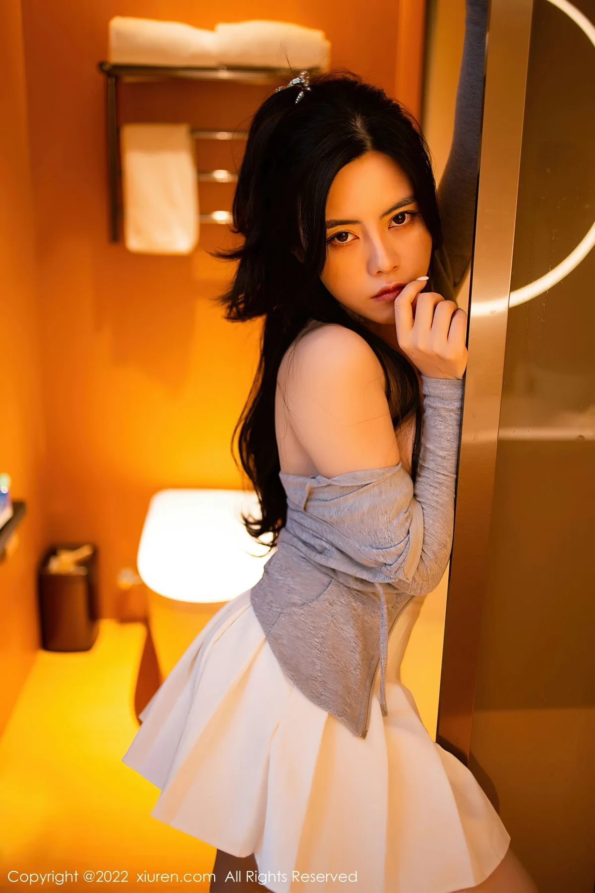 XiuRen 秀人 No.5929 白甜 白丝少女性感写真 - 42