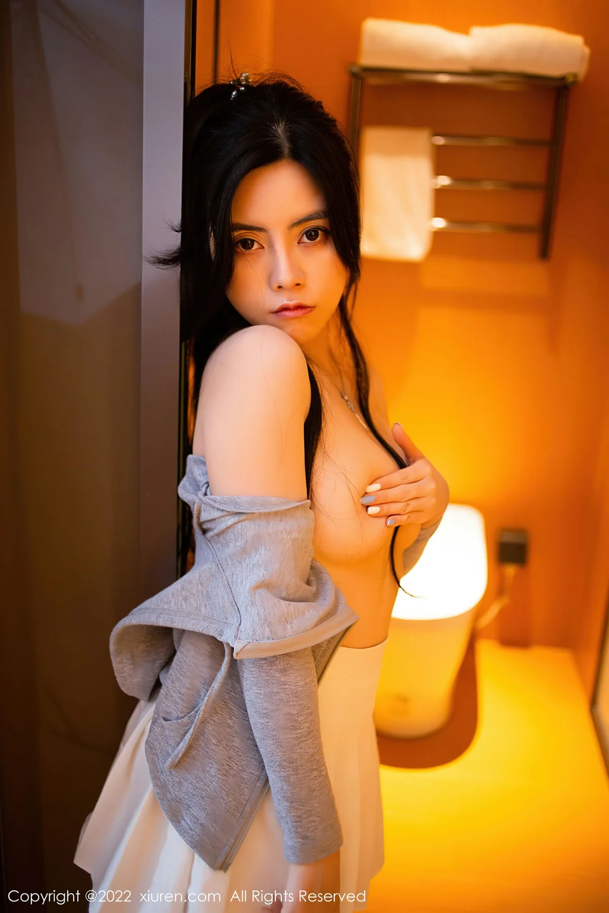 XiuRen 秀人 No.5929 白甜 白丝少女性感写真 - 45
