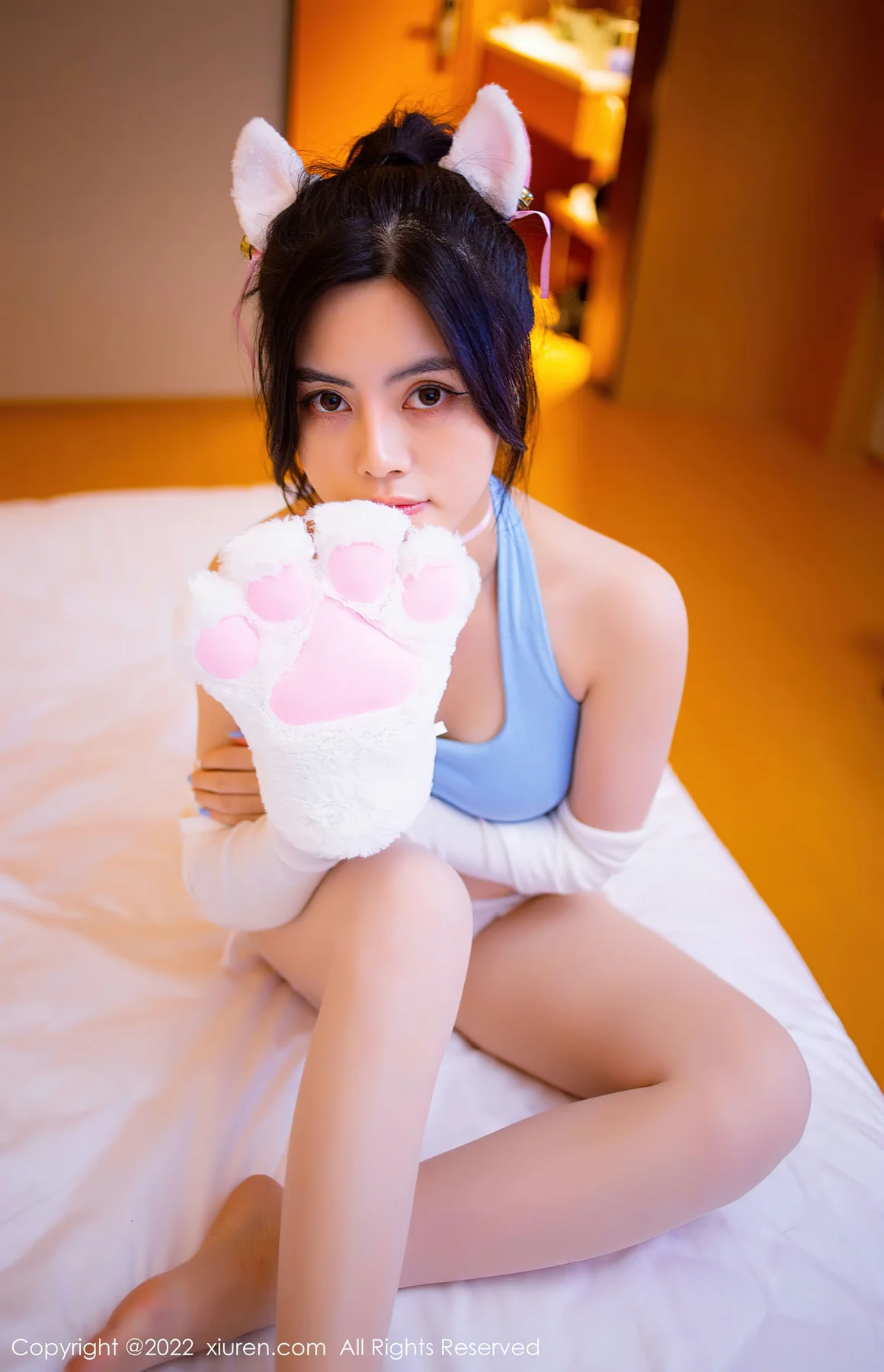 XiuRen 秀人 No.5929 白甜 白丝少女性感写真 - 79