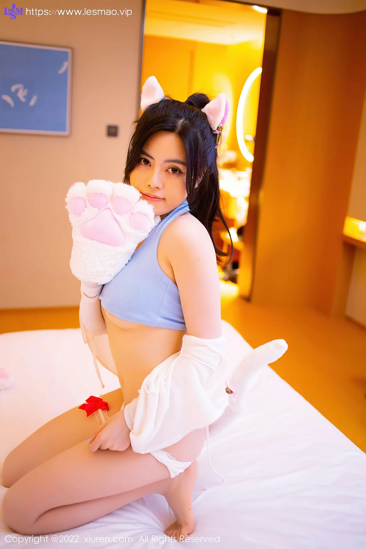 XiuRen 秀人 No.5929 白甜 白丝少女性感写真 - 88
