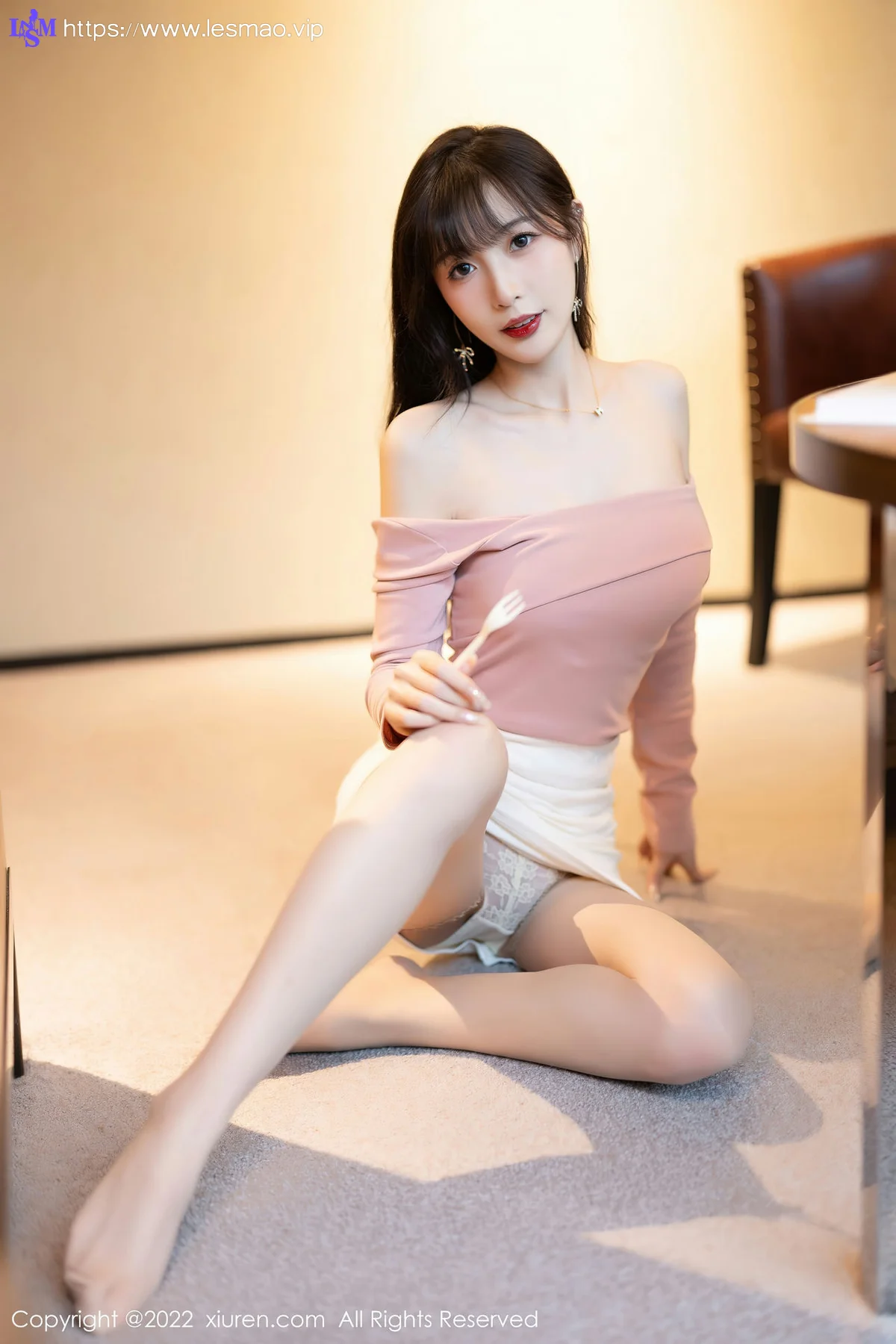 XiuRen 秀人 No.5934 林星阑 粉白色蕾丝内衣性感写真 - 28