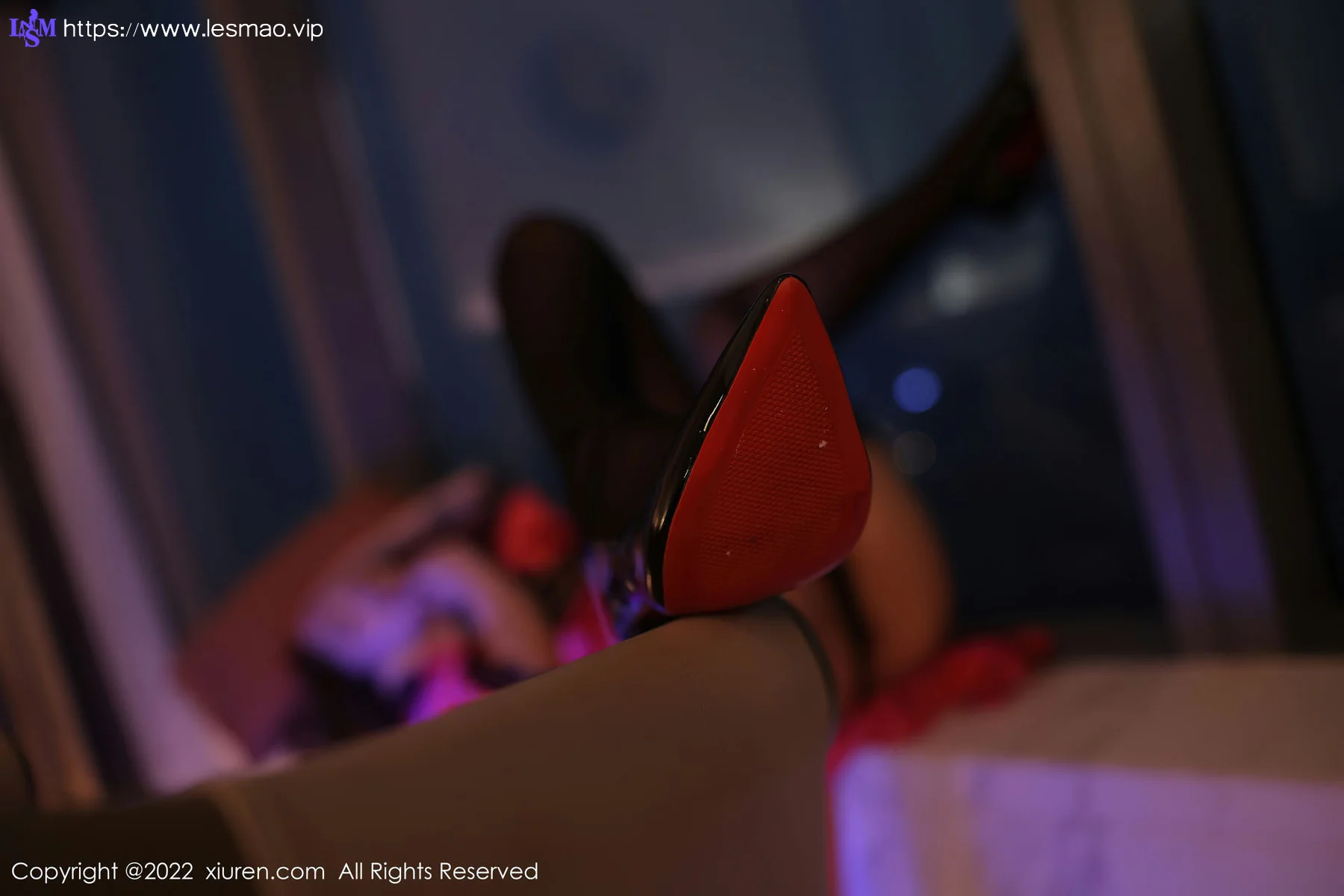 XiuRen 秀人 No.5952 江真真 玫红色睡裙性感写真 - 49