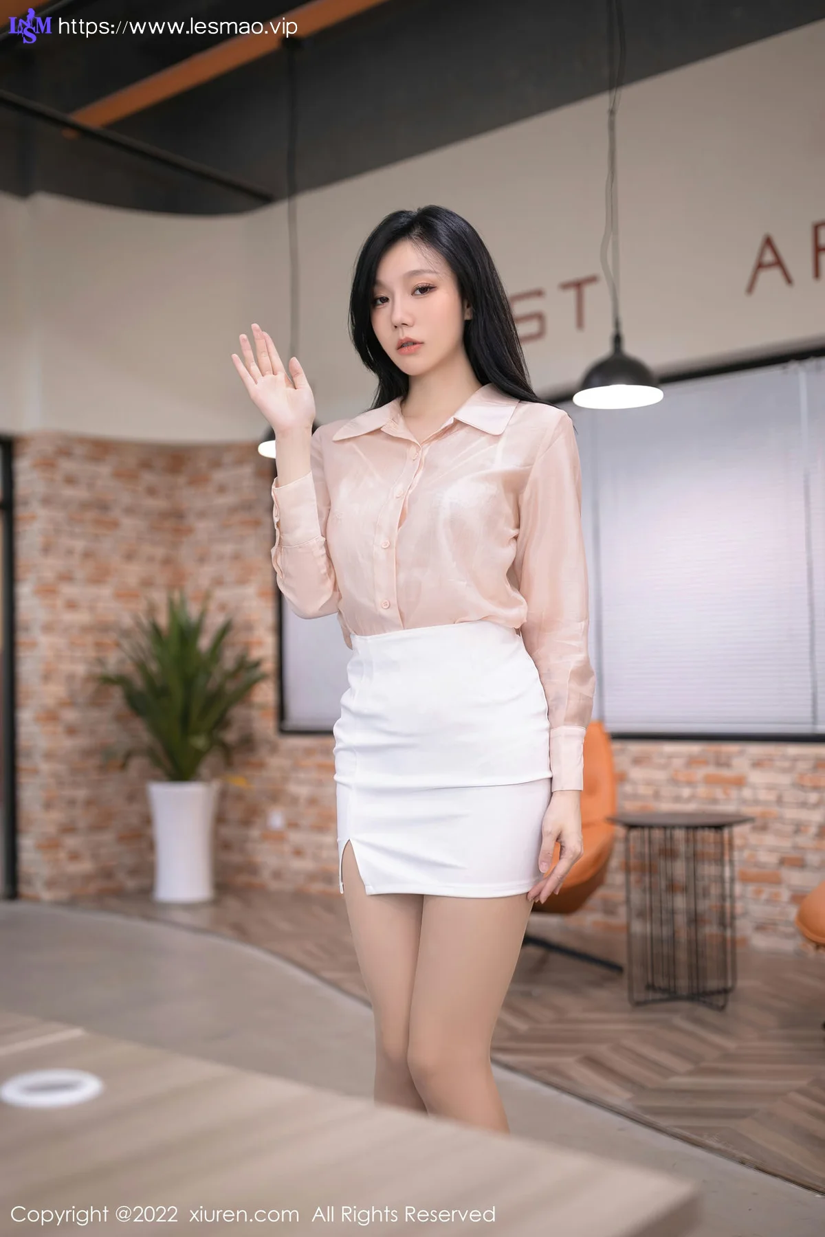 XiuRen 秀人 No.5960 安然anran 白色蕾丝内衣性感写真 - 12