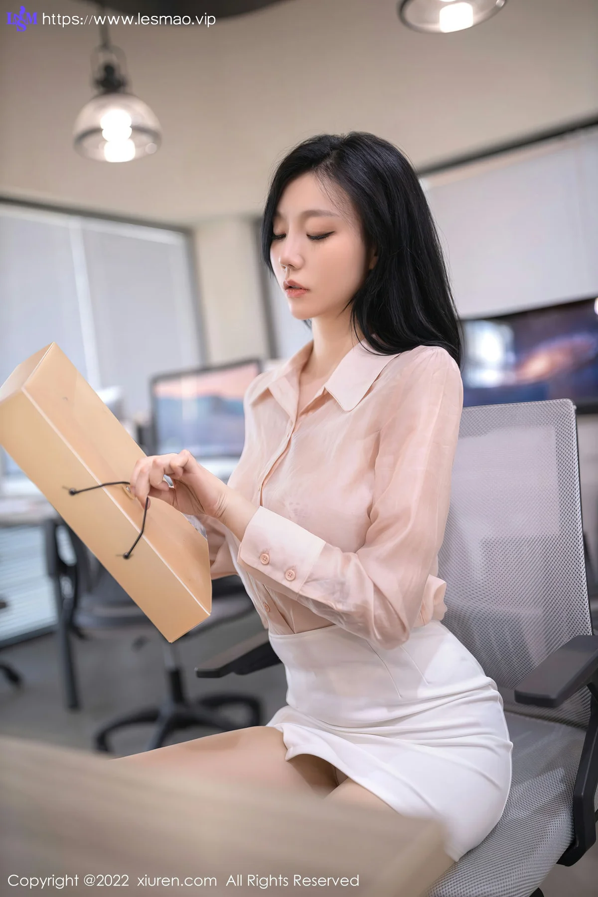 XiuRen 秀人 No.5960 安然anran 白色蕾丝内衣性感写真 - 14