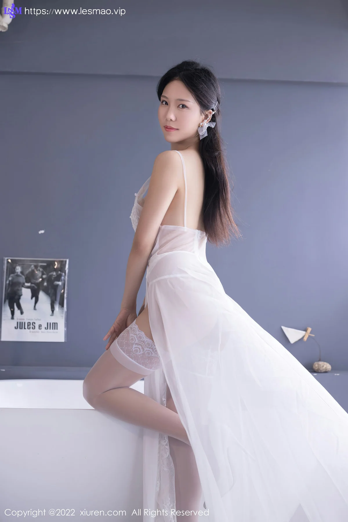 XiuRen 秀人 No.5965 利世 白色婚纱服饰性感写真 - 11
