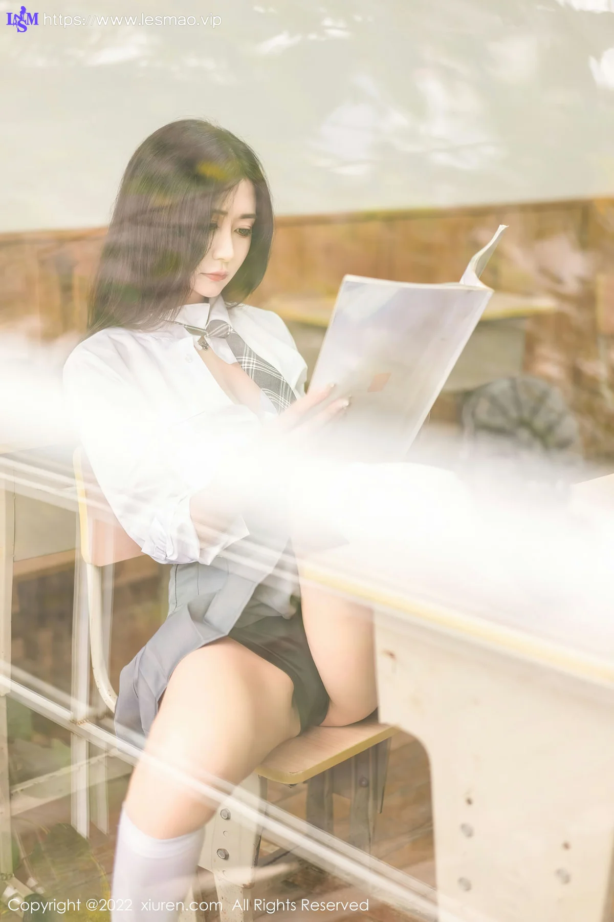 XiuRen 秀人 No.5970 laura阿姣 性感学妹制服性感写真 - 31